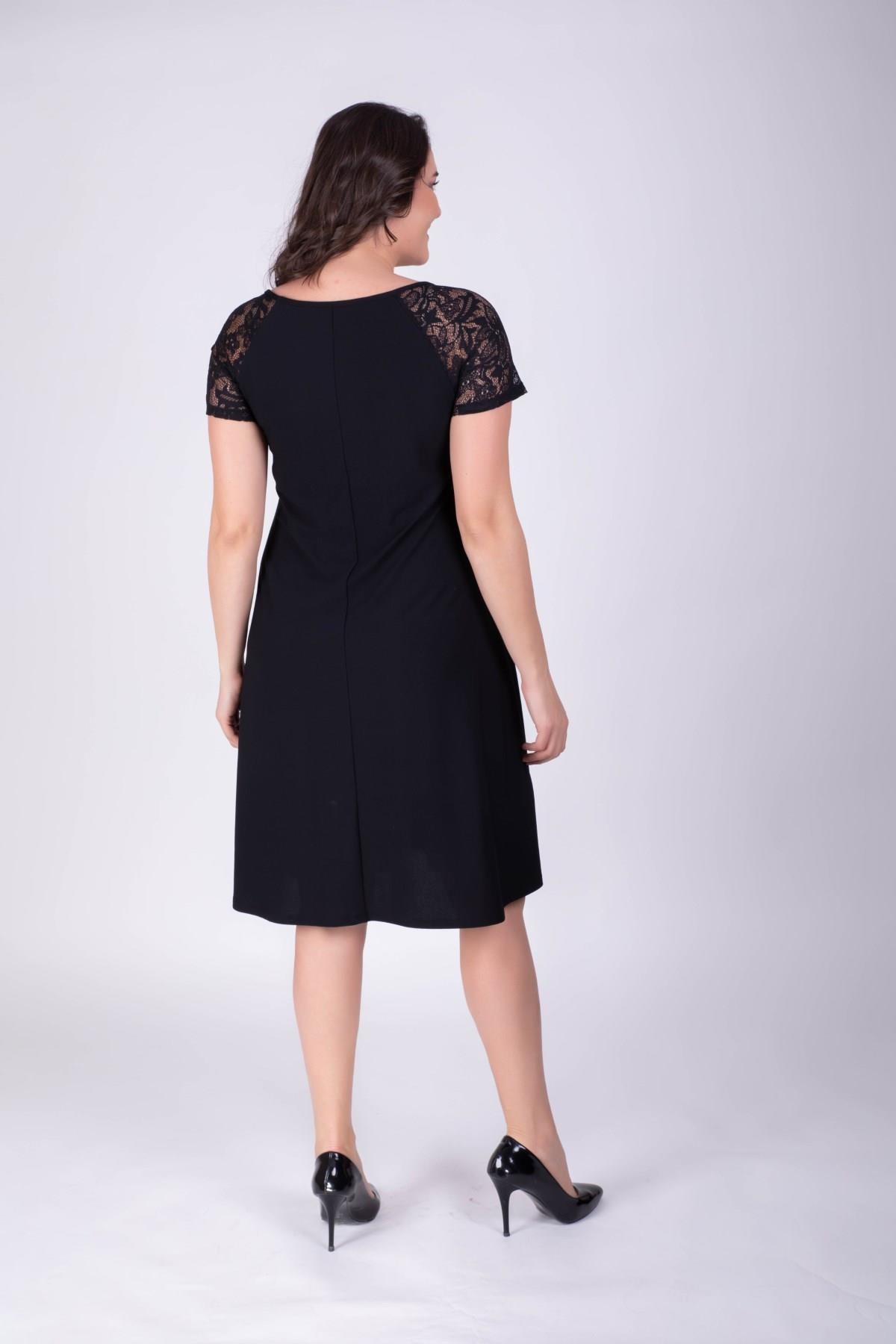 Kolları Dantel ElbiseMYLINE34392