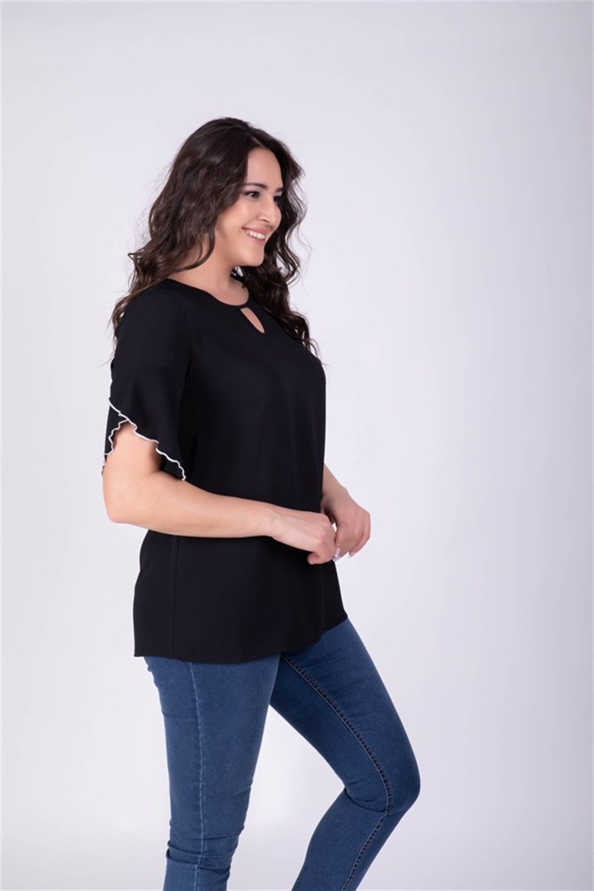 Kontrast Dikişli BluzMYLINE34302