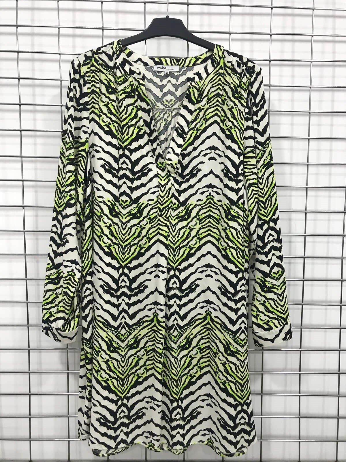 Myline- V Yaka Uzun Kollu Tunik-Büyük Beden Tunik-45884