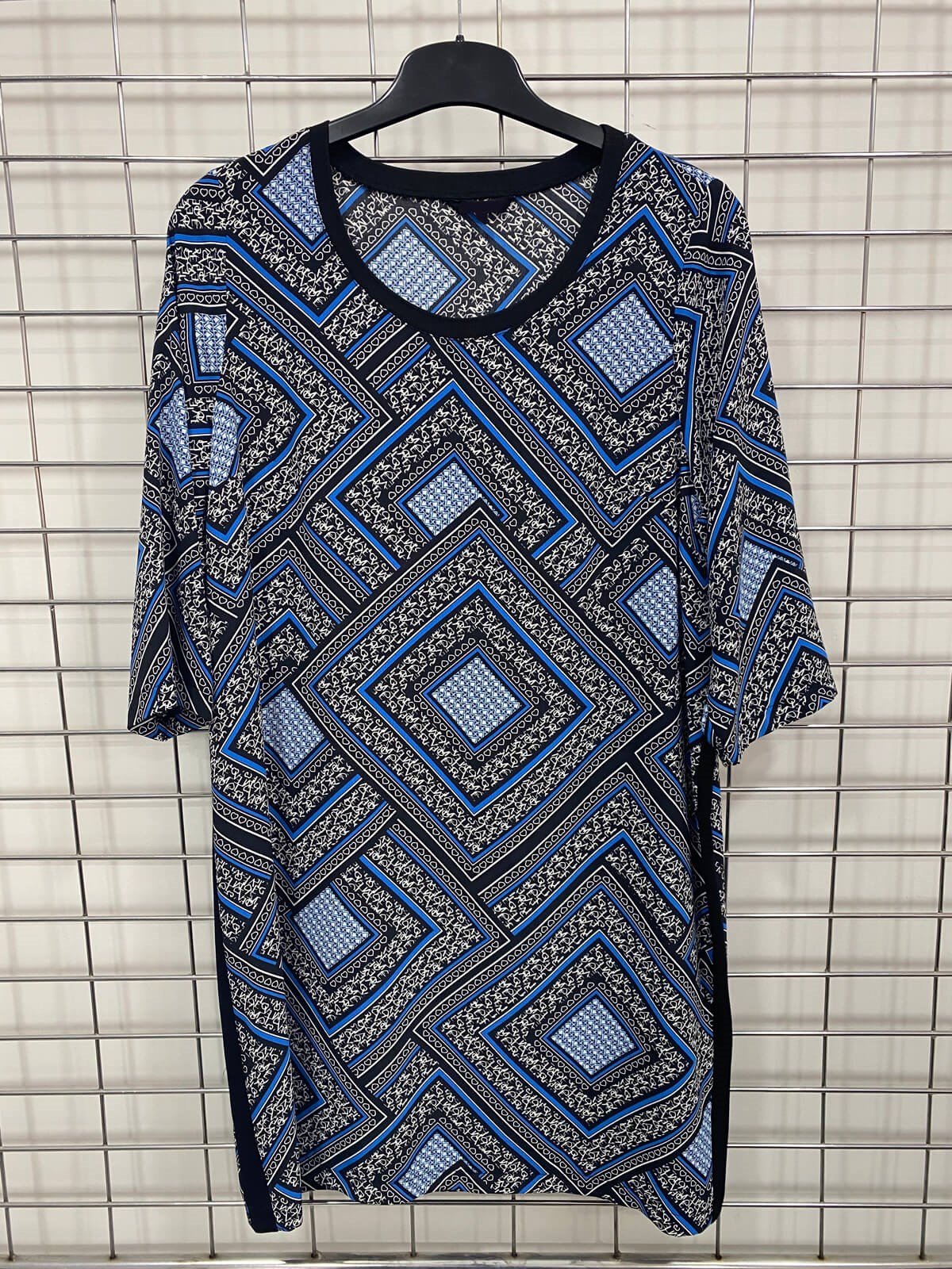 Myline-3/4 Kol Elbise-Büyük Beden Outlet-66526