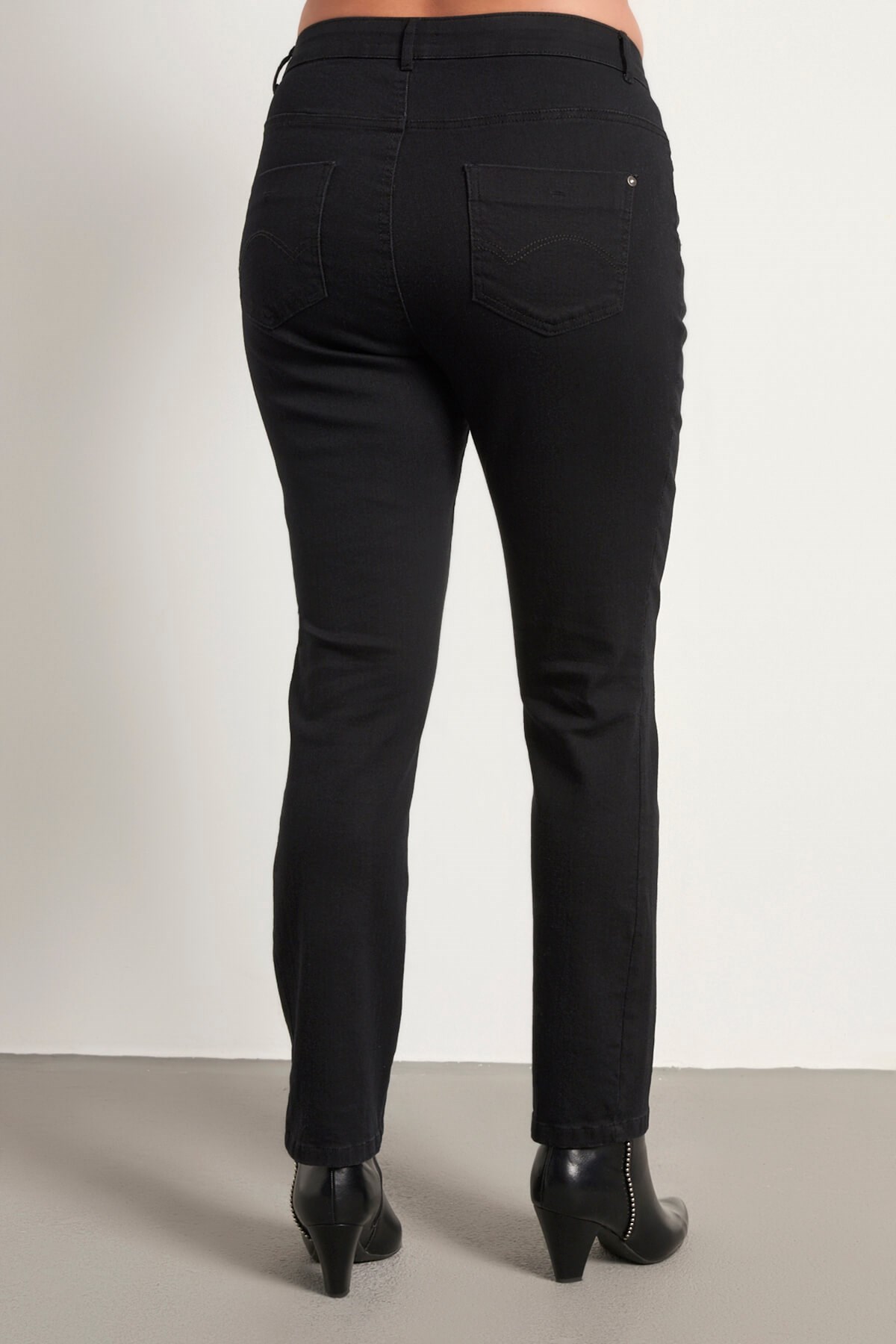 Myline-5 Cep Denim Pantolon-Büyük Beden Pantolon-56100