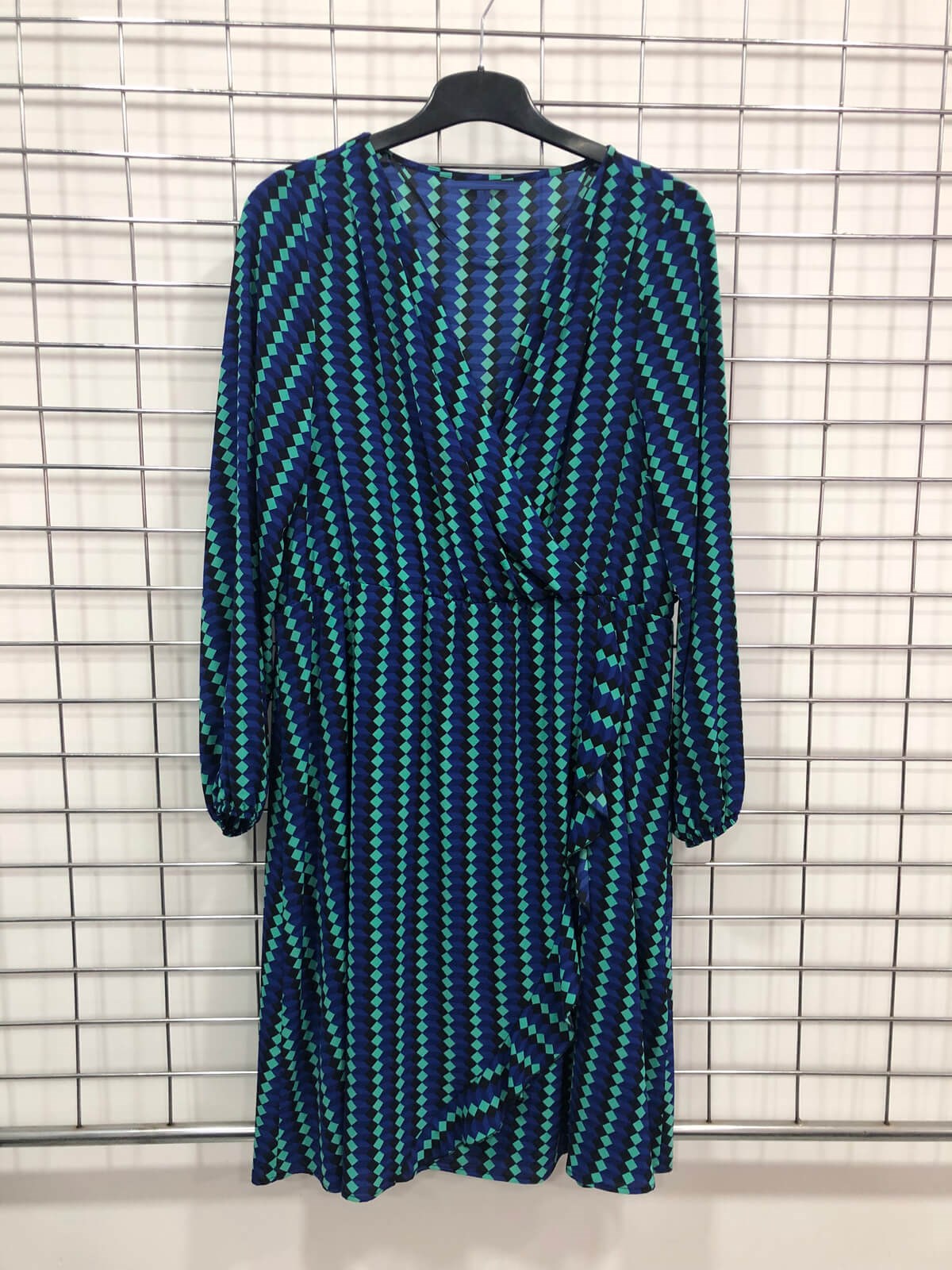 Myline-Anvelop Beli Lastikli Elbise-Büyük Beden Outlet-66478