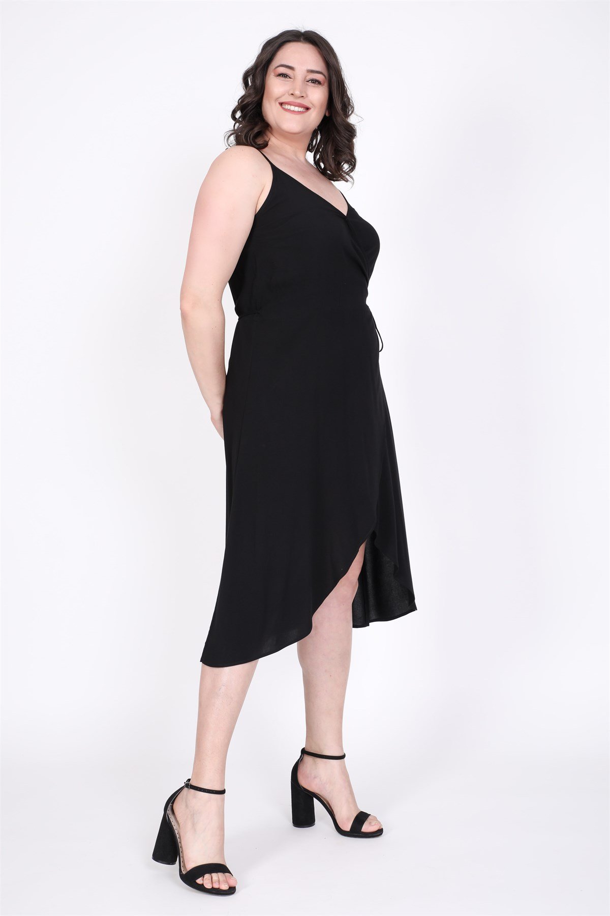 Myline-Anvelop Elbise-Büyük Beden Günlük Elbiseler-34909