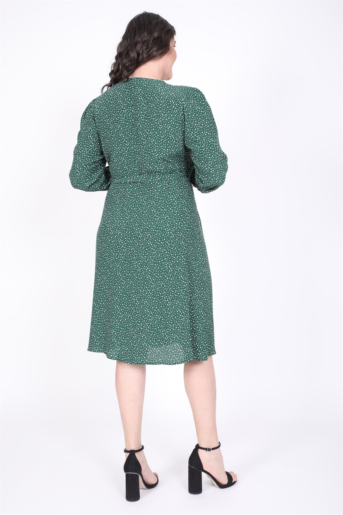 Myline-Anvelop Elbise-Büyük Beden Günlük Elbiseler-35213