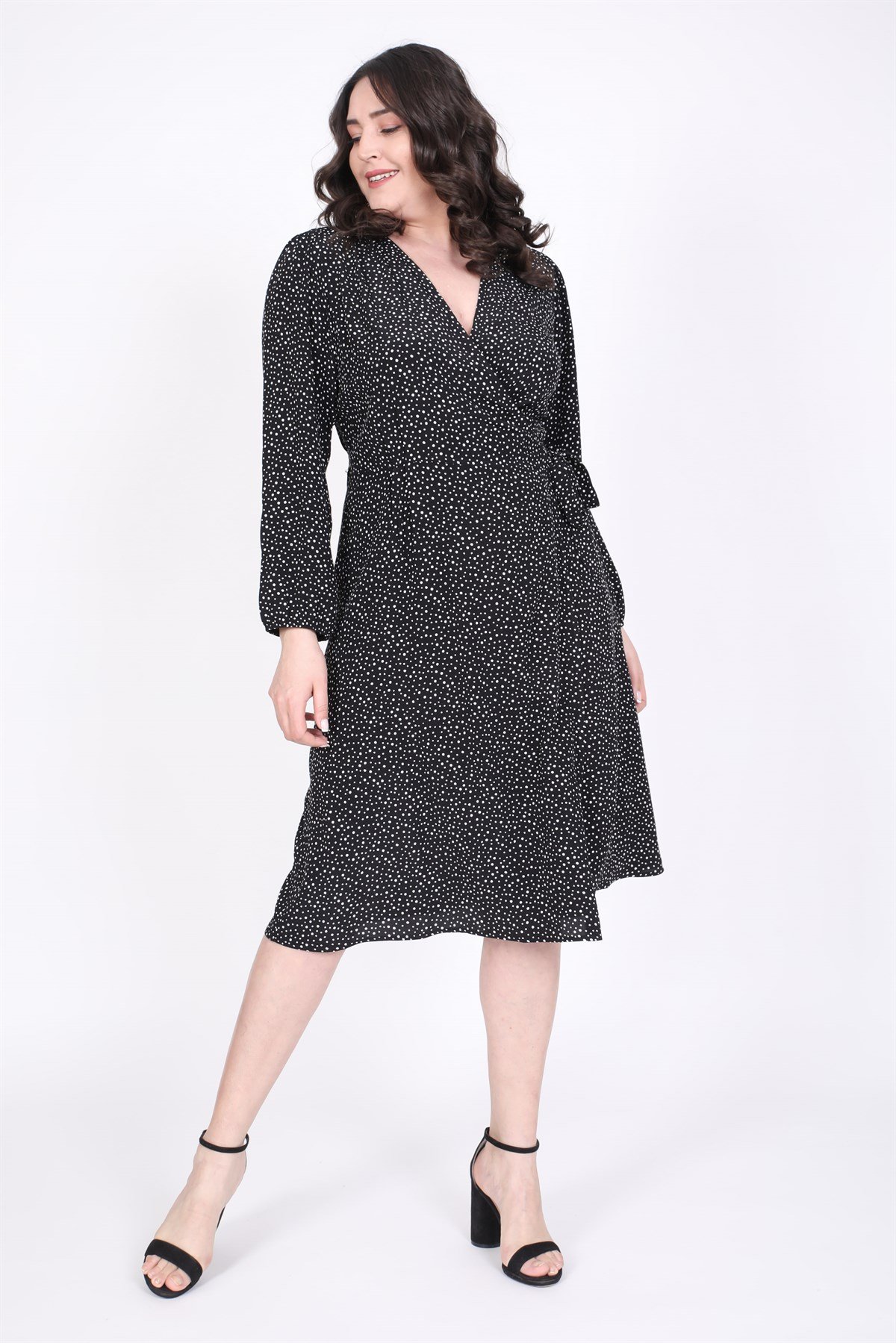 Myline-Anvelop Elbise-Büyük Beden Günlük Elbiseler-35224