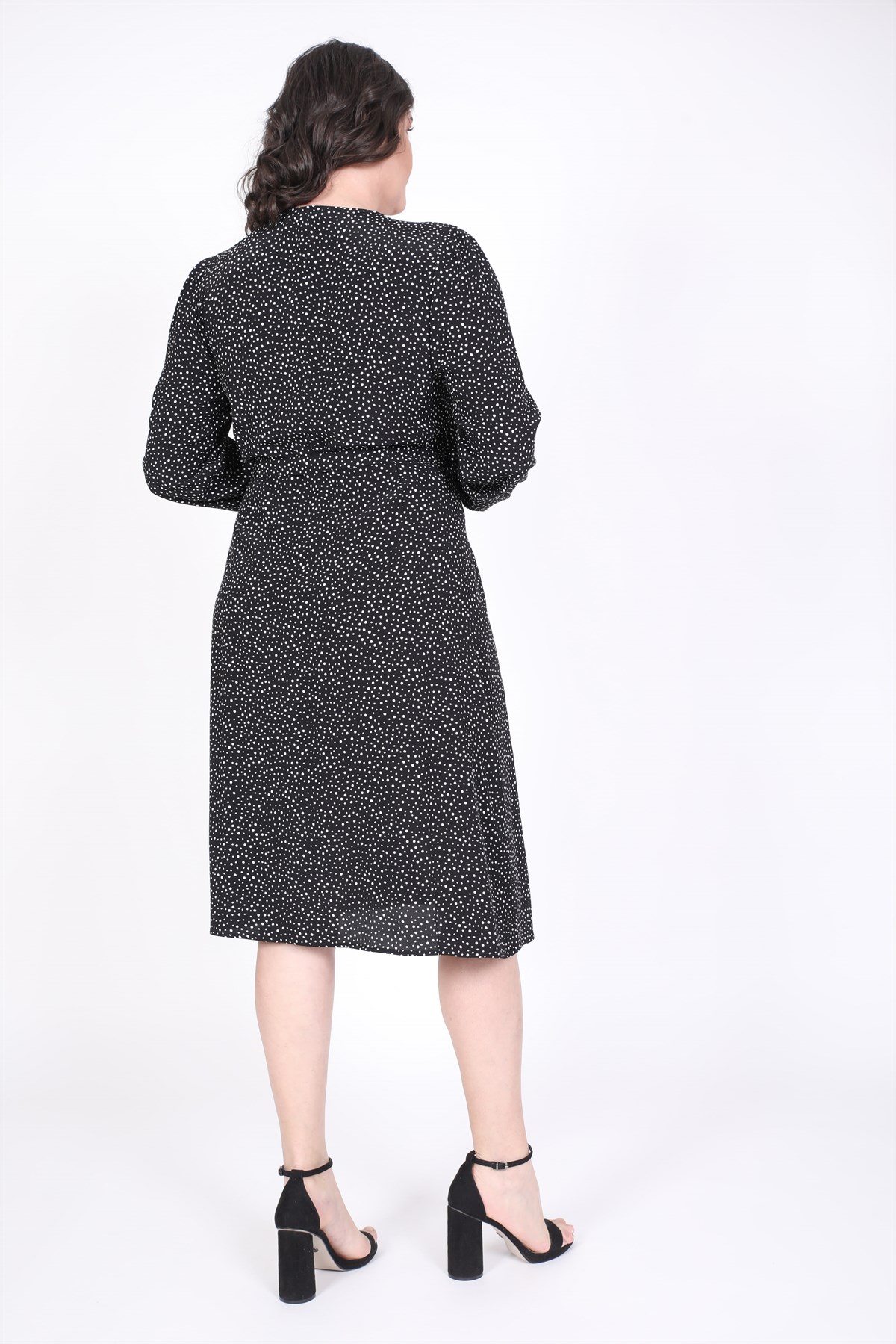 Myline-Anvelop Elbise-Büyük Beden Günlük Elbiseler-35224