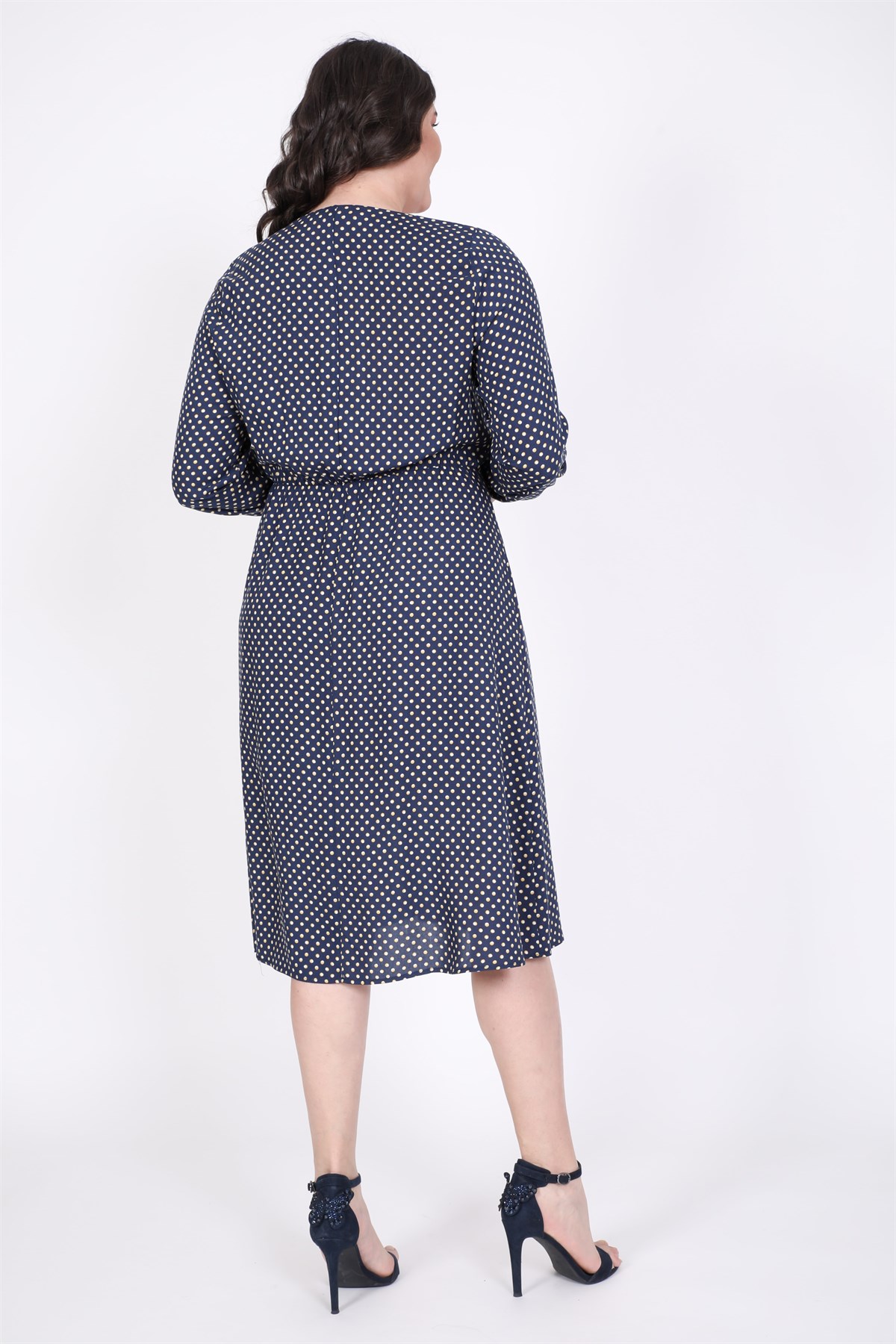 Myline-Anvelop Elbise-Büyük Beden Günlük Elbiseler-35292