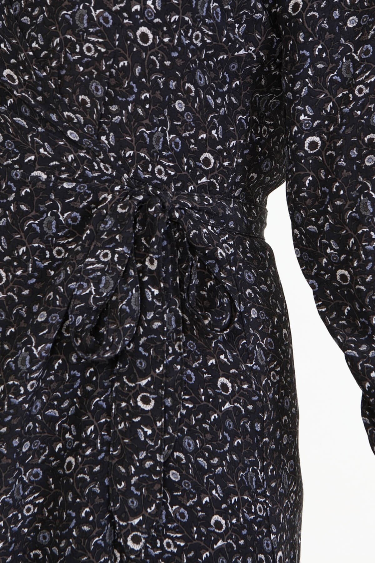 Myline-Anvelop Kuşak Detaylı Elbise-Büyük Beden Günlük Elbiseler-67070