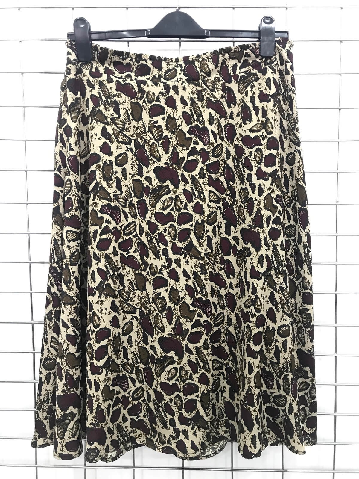 Myline-Arka Beli Lastikli Çan Etek-Büyük Beden Outlet-45966