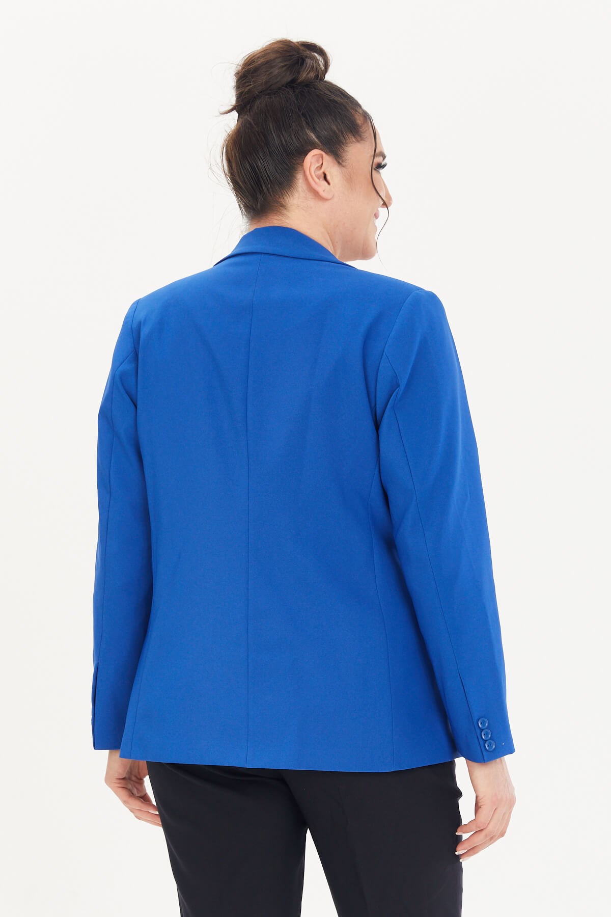 Myline-Astarlı Blazer Ceket-Büyük Beden Ceket-66600