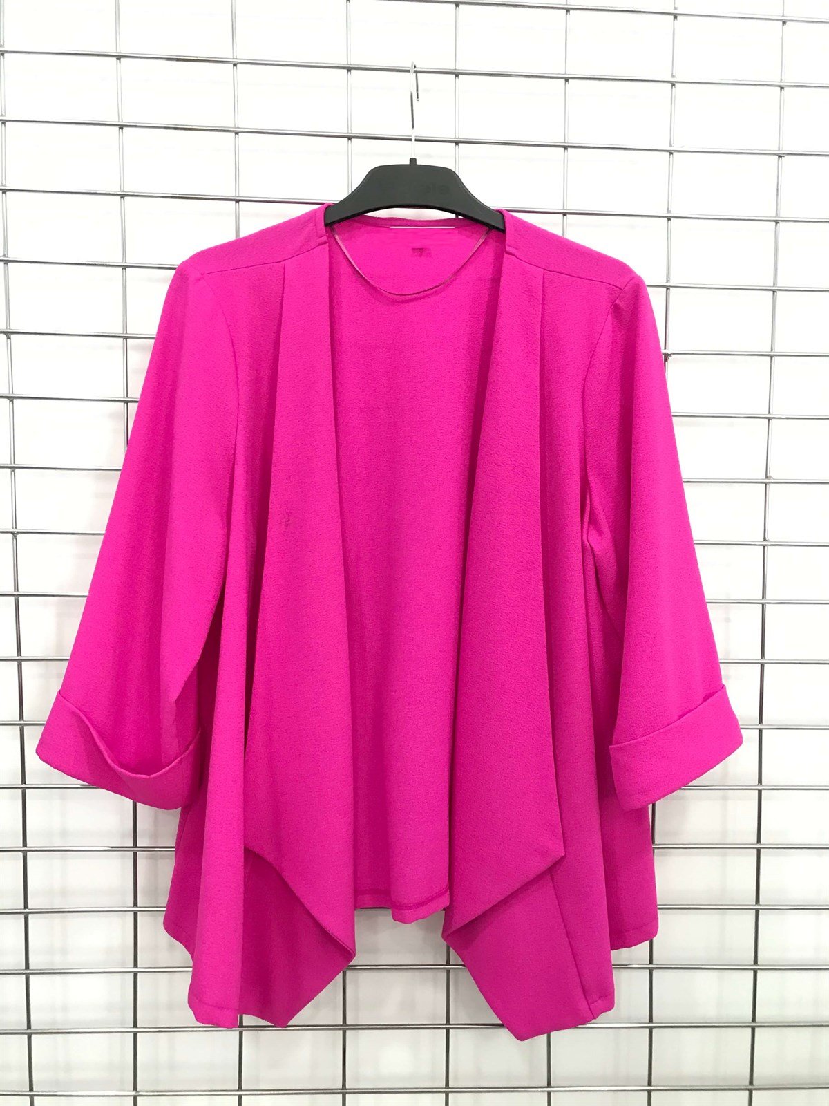 Myline-Astarsız Simetrik Ceket-Büyük Beden Outlet-45588