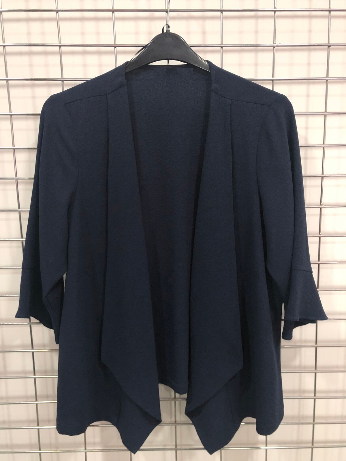 Myline-Astarsız Simetrik Hırka-Büyük Beden Outlet-66488