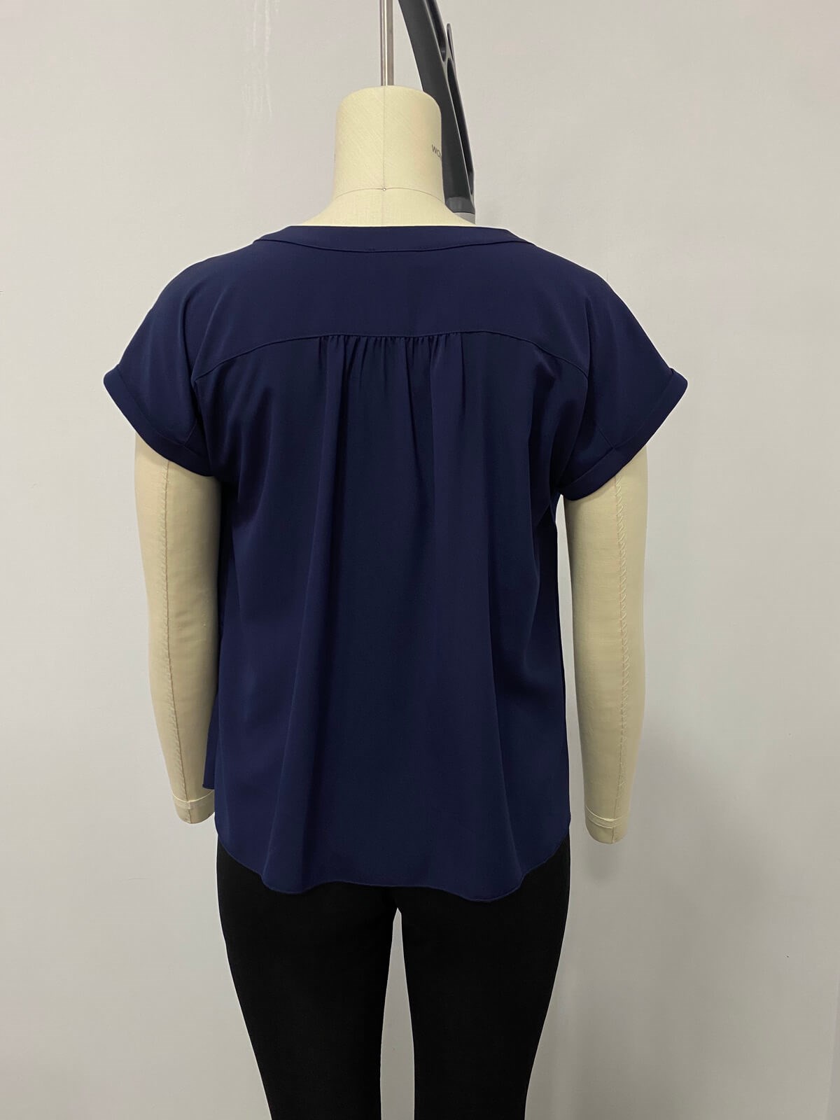 Myline-Bağlamalı Bluz-Büyük Beden Outlet-66554