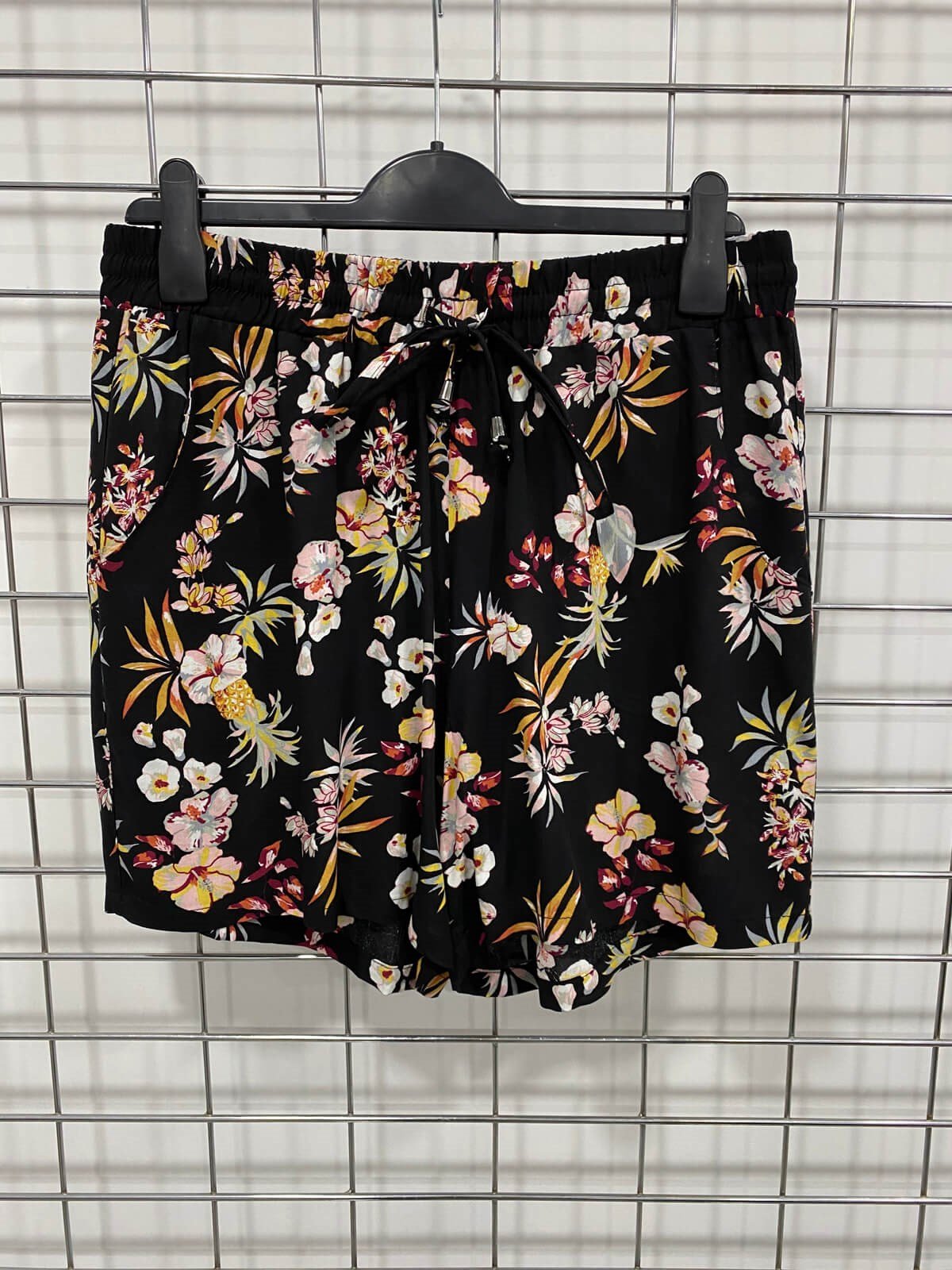 Myline-Beli Lastikli Cepli Şort-Büyük Beden Outlet-66503