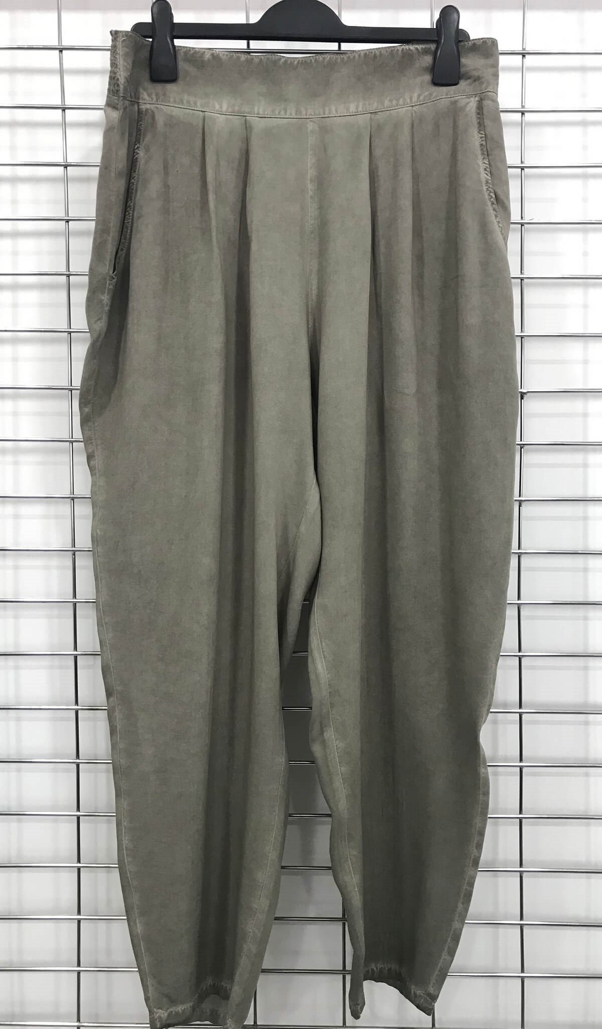 Myline-Beli Lastikli Rahat Pantolon-Büyük Beden Outlet-45949