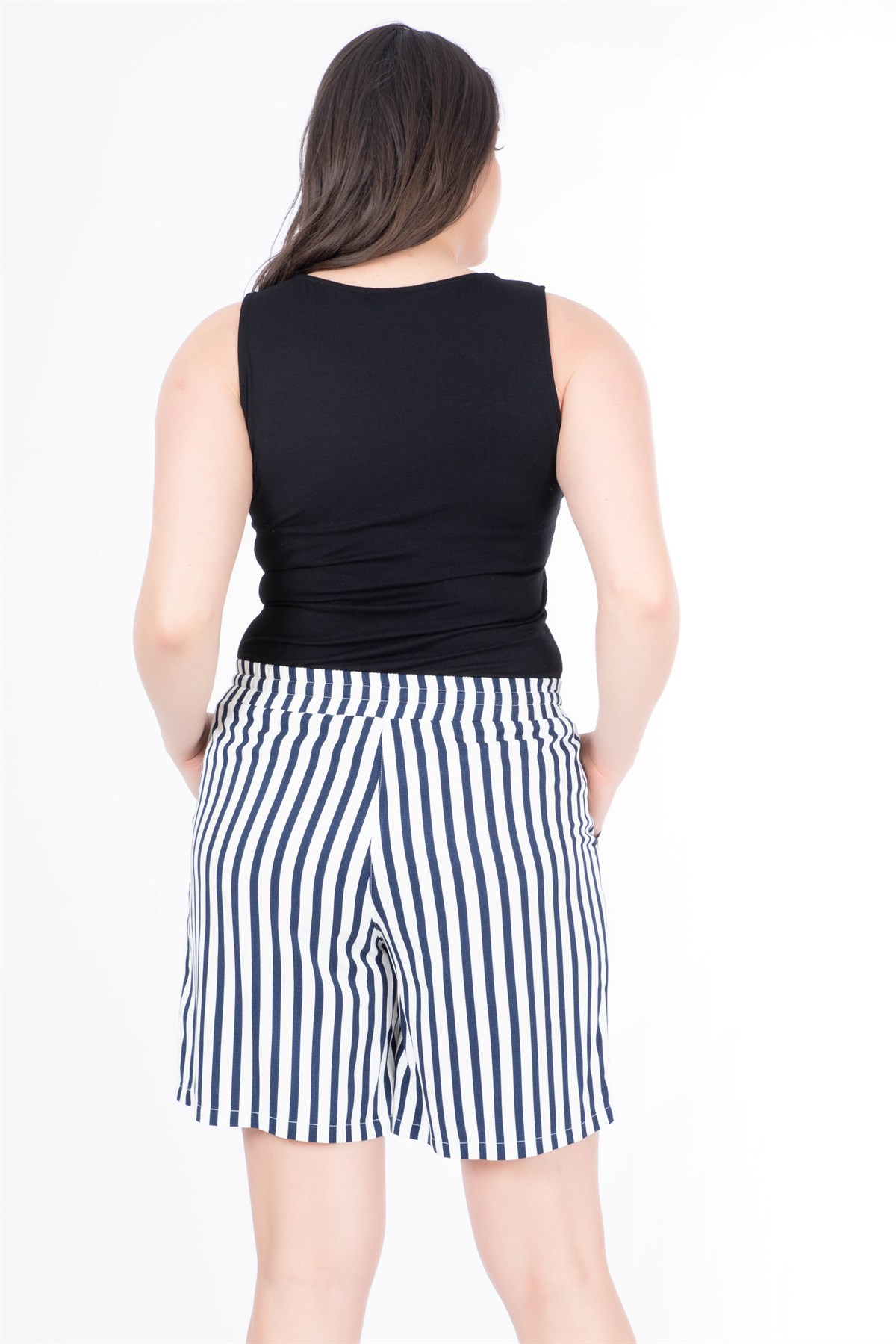 Myline-Beli Lastikli Şort-Şort-34651