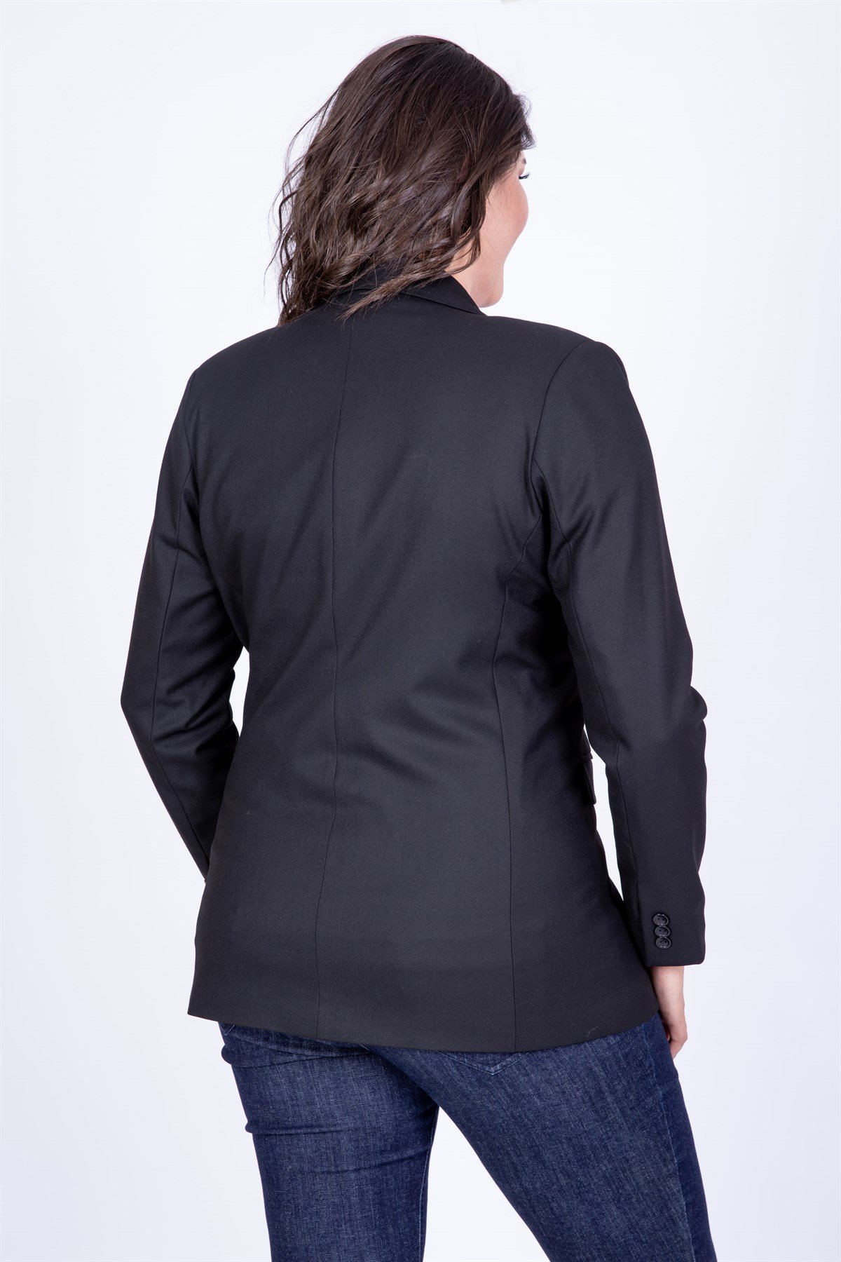 Myline-Blazer Ceket-Büyük Beden Ceket-35025