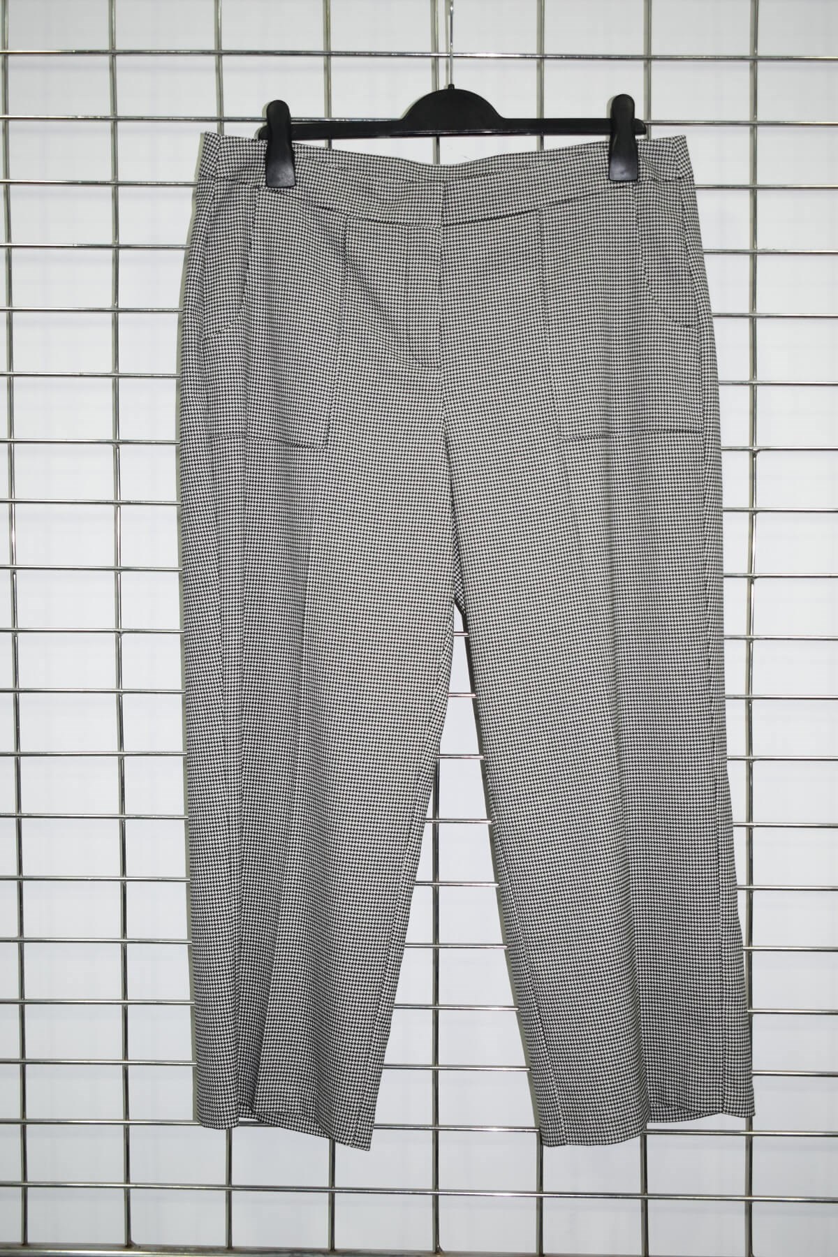 Myline-Cep Detaylı Capri Pantolon-Büyük Beden Outlet-56233