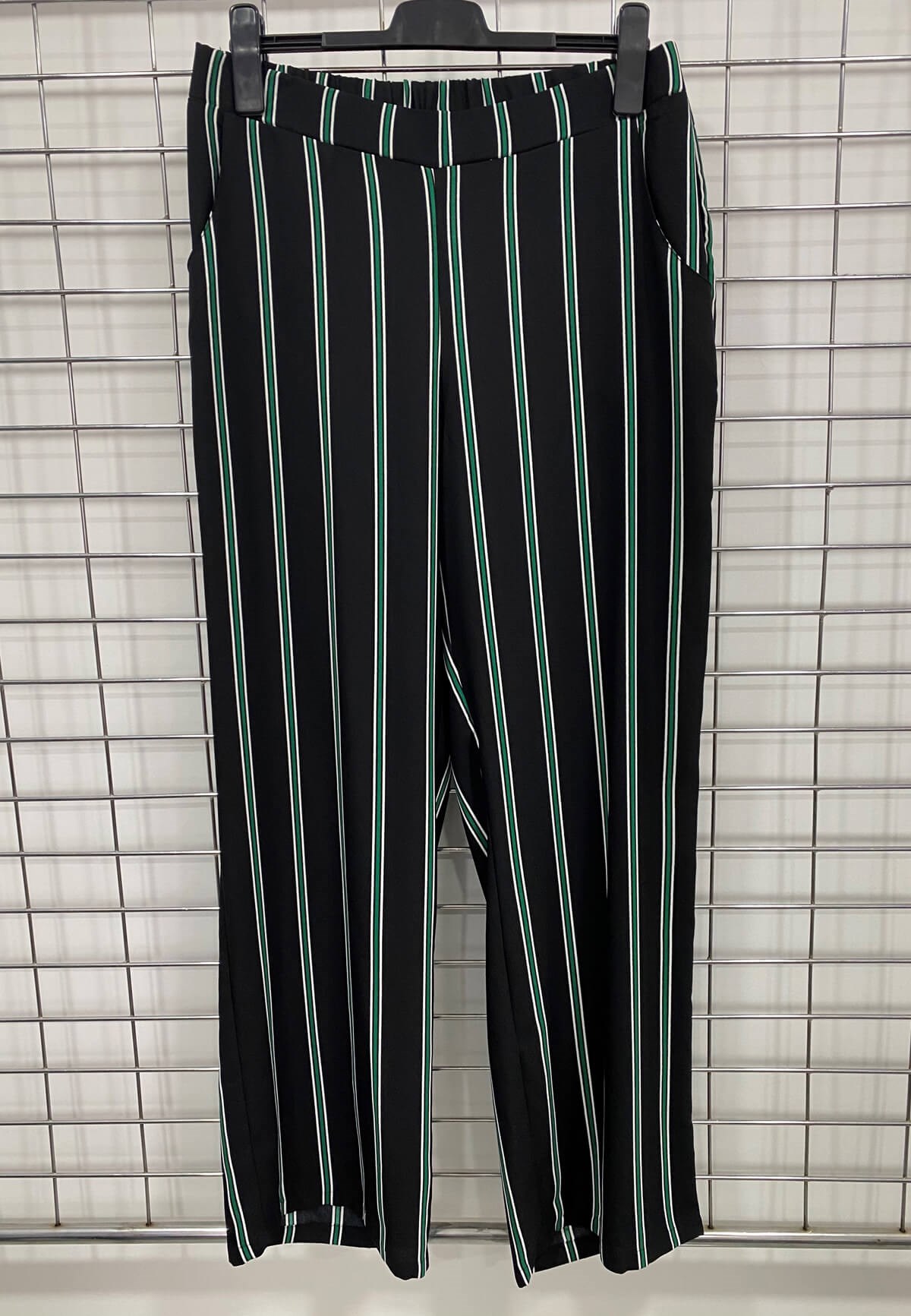 Myline-Cepli Geniş Paça Pantolon-Büyük Beden Outlet-66479