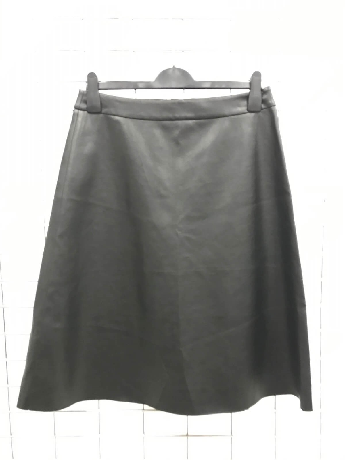 Myline-Deri Detaylı Çan Etek-Büyük Beden Etek-45918