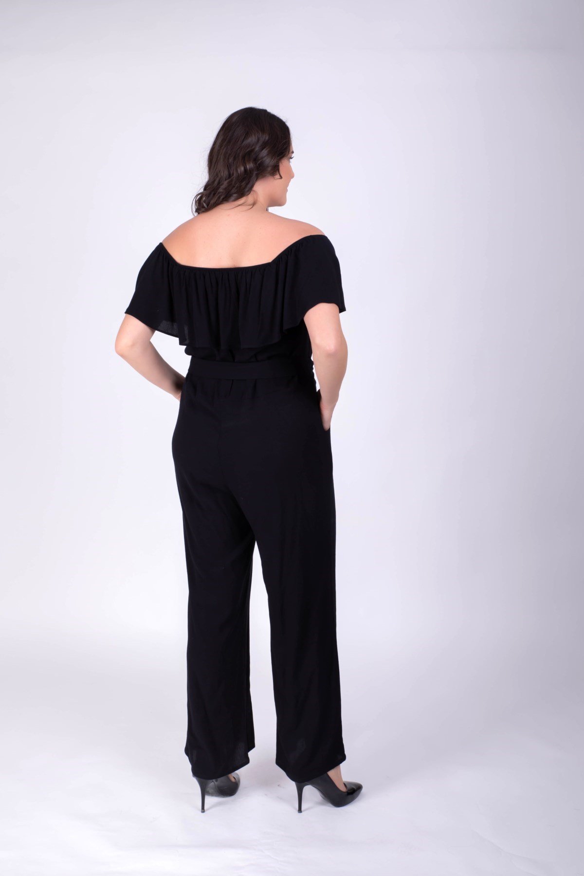 MYLINE-Düşük Omuzlu Tulum-Tulum-34397