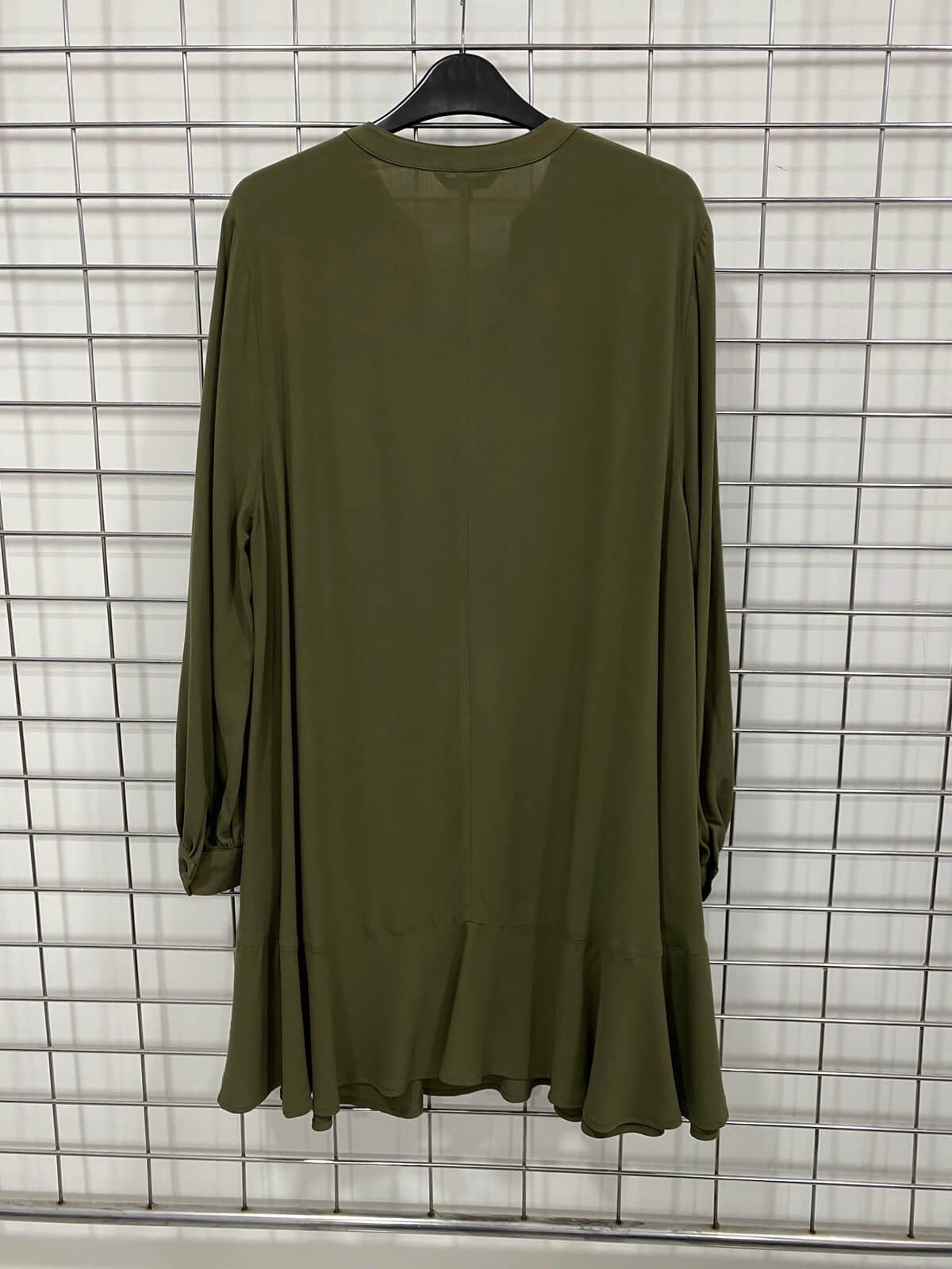Myline-Eteği Volanlı Tunik-Büyük Beden Outlet-66507