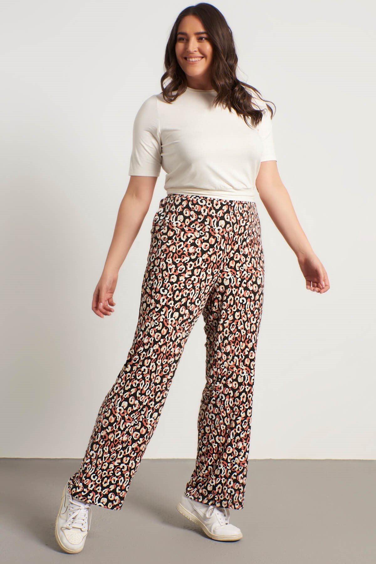 Myline-Ev Rahatlığı Pantolon-Büyük Beden Ev Giyim-56130