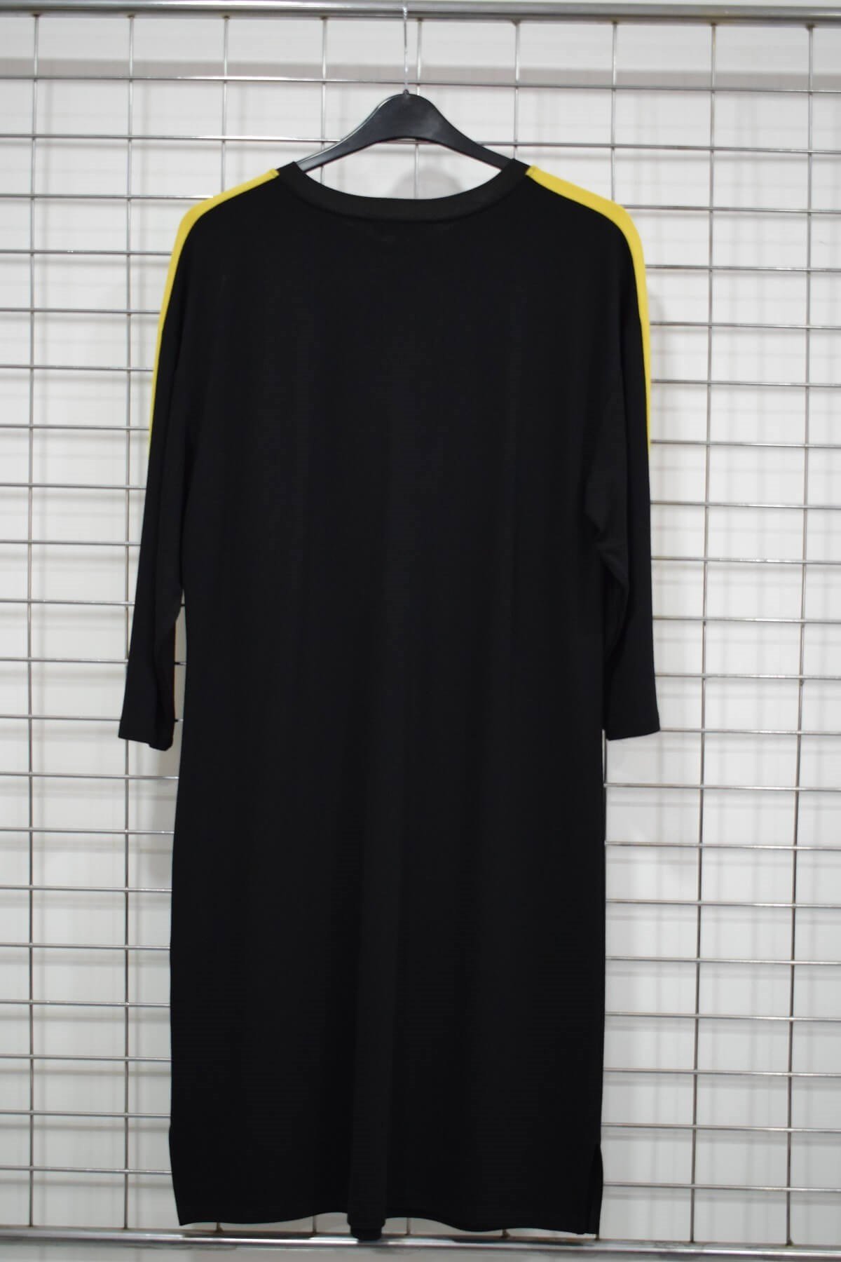 Myline-Fermuar Detaylı Elbise-Büyük Beden Outlet-56246