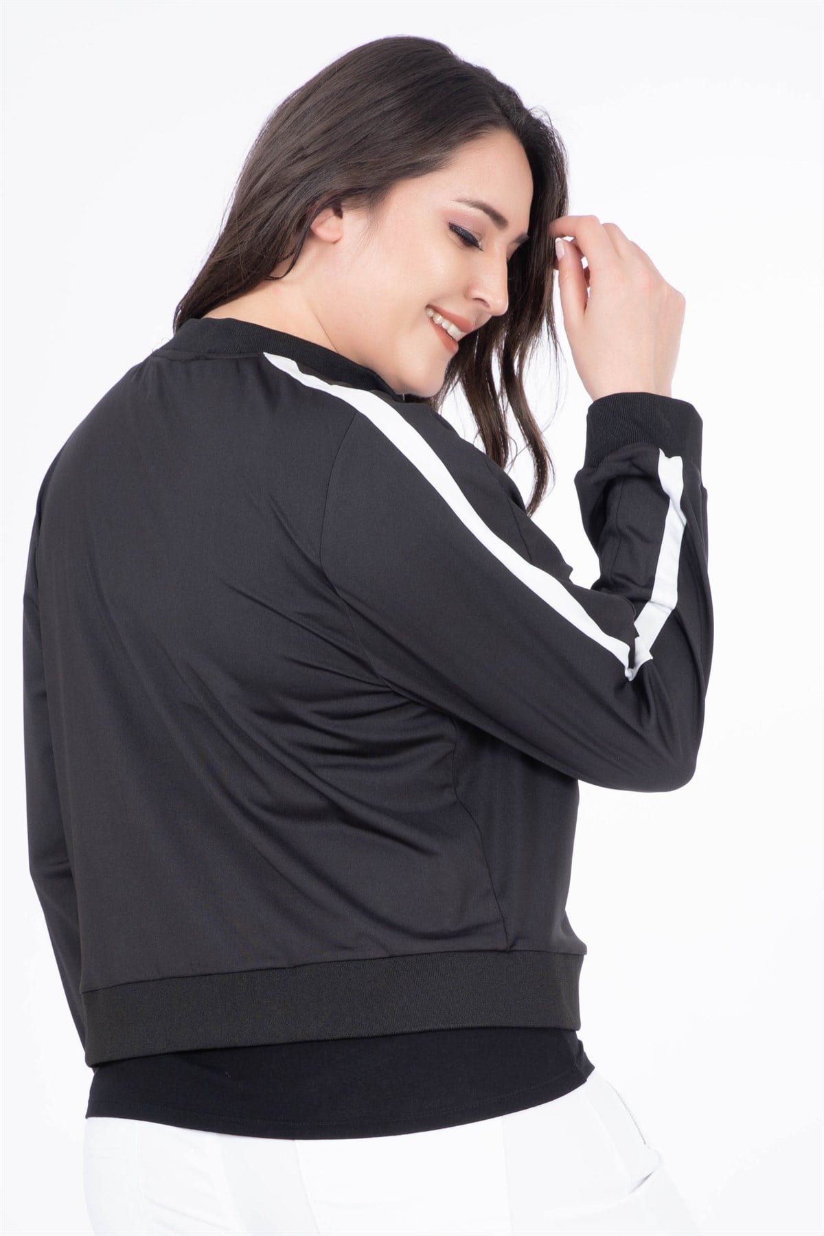 MYLINE-Fermuarlı Spor Ceket-Ceket-24056