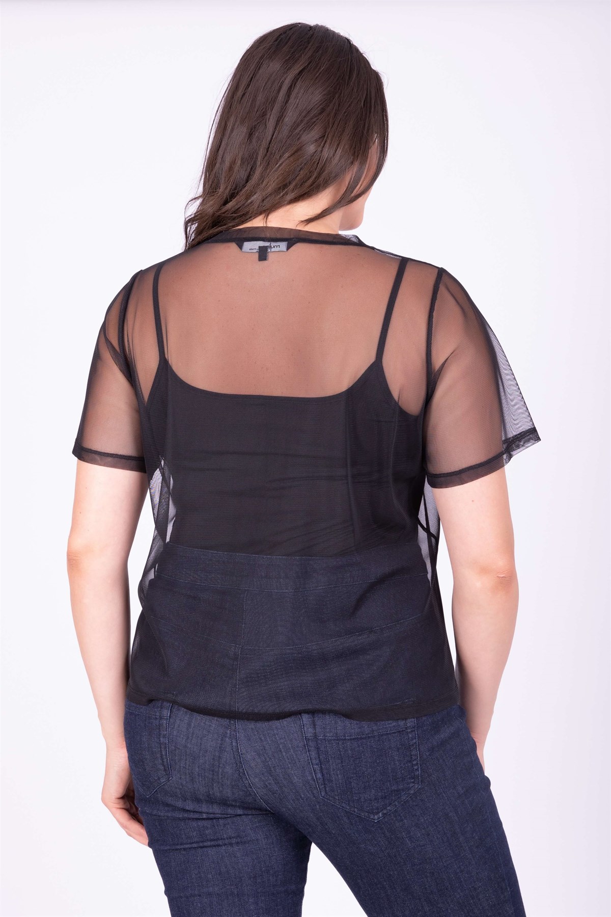 Myline-File T-shirt-Büyük Beden Tişört-34839