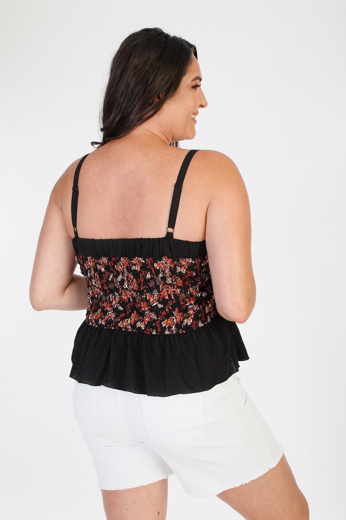 Myline-Gipe Detay Askılı Büstiyer-Büyük Beden Tişört-66614