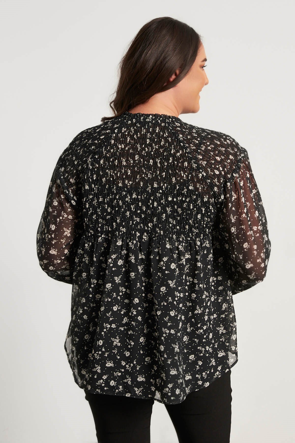 Myline-Gipeli Bluz-Büyük Beden Bluz-56309