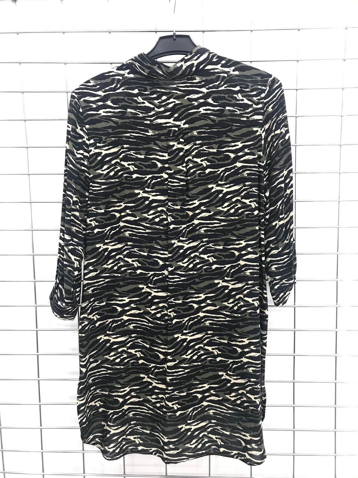 Myline-Gömlek Yaka Tunik-Büyük Beden Outlet-45671