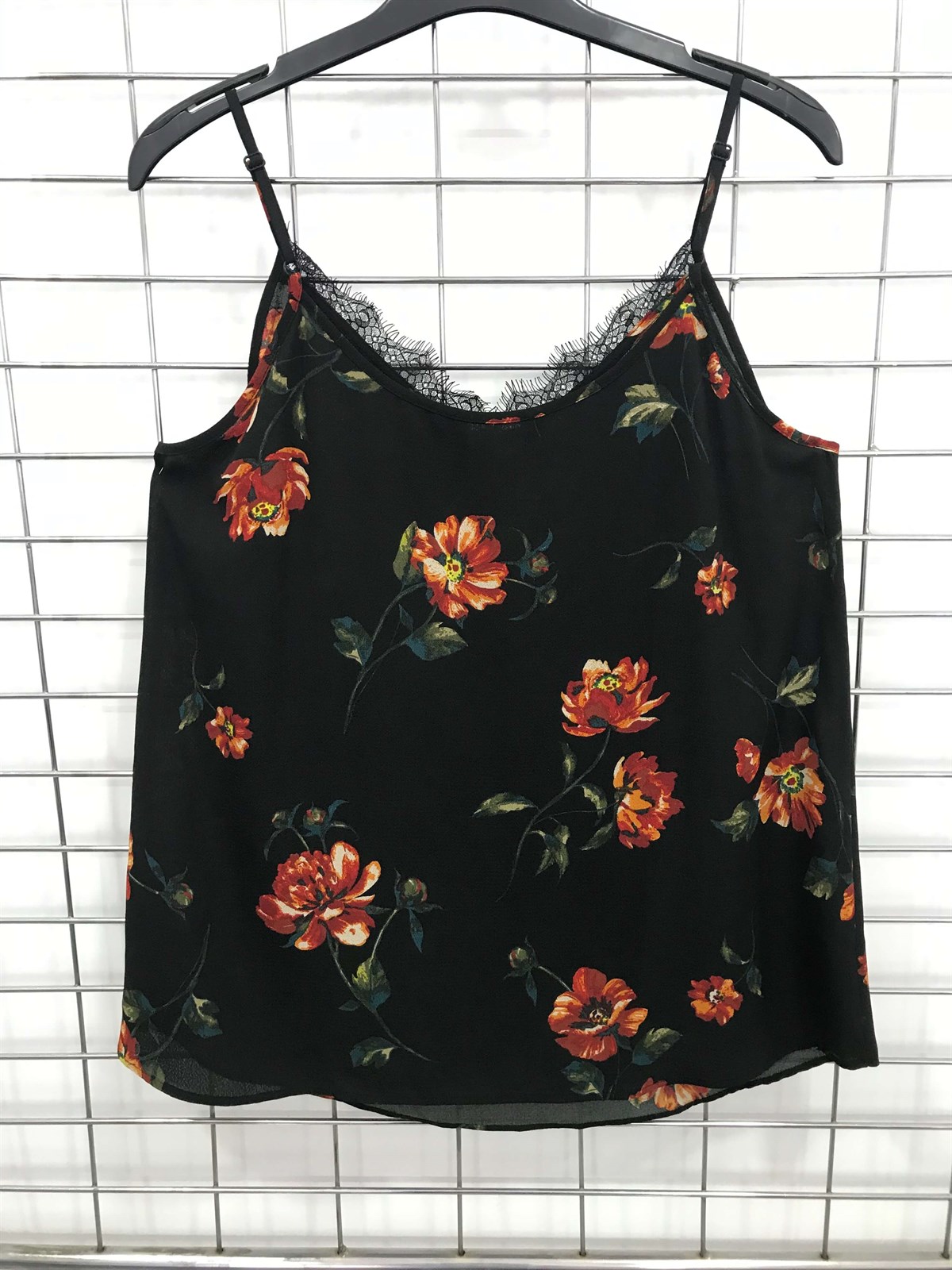 Myline-İp Askılı Dantelli Atlet-Büyük Beden Outlet-45594