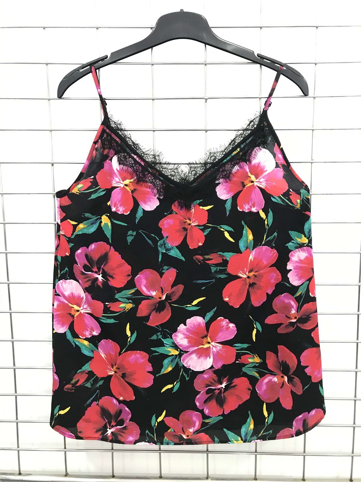 Myline-İp Askılı Dantelli Atlet-Büyük Beden Outlet-45597