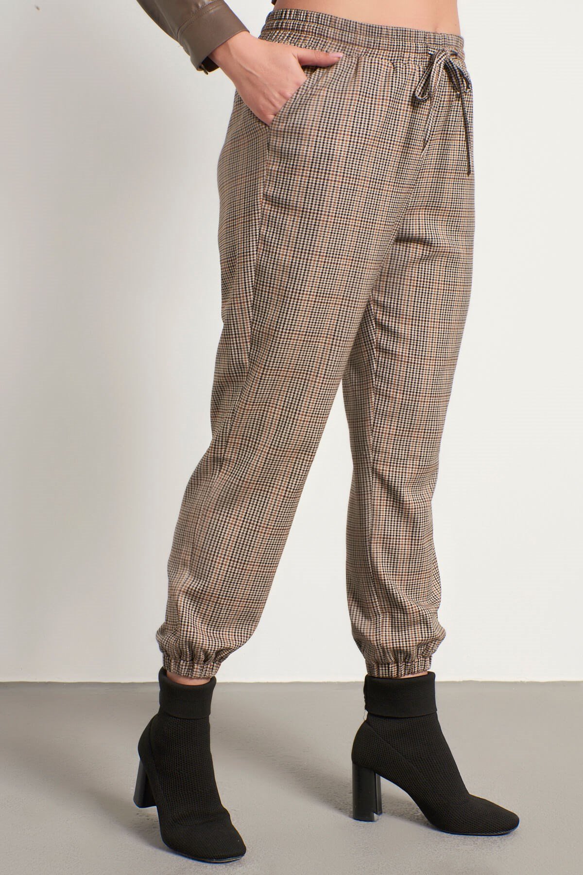 Myline-Jogger Pantolon-Büyük Beden Pantolon-56303