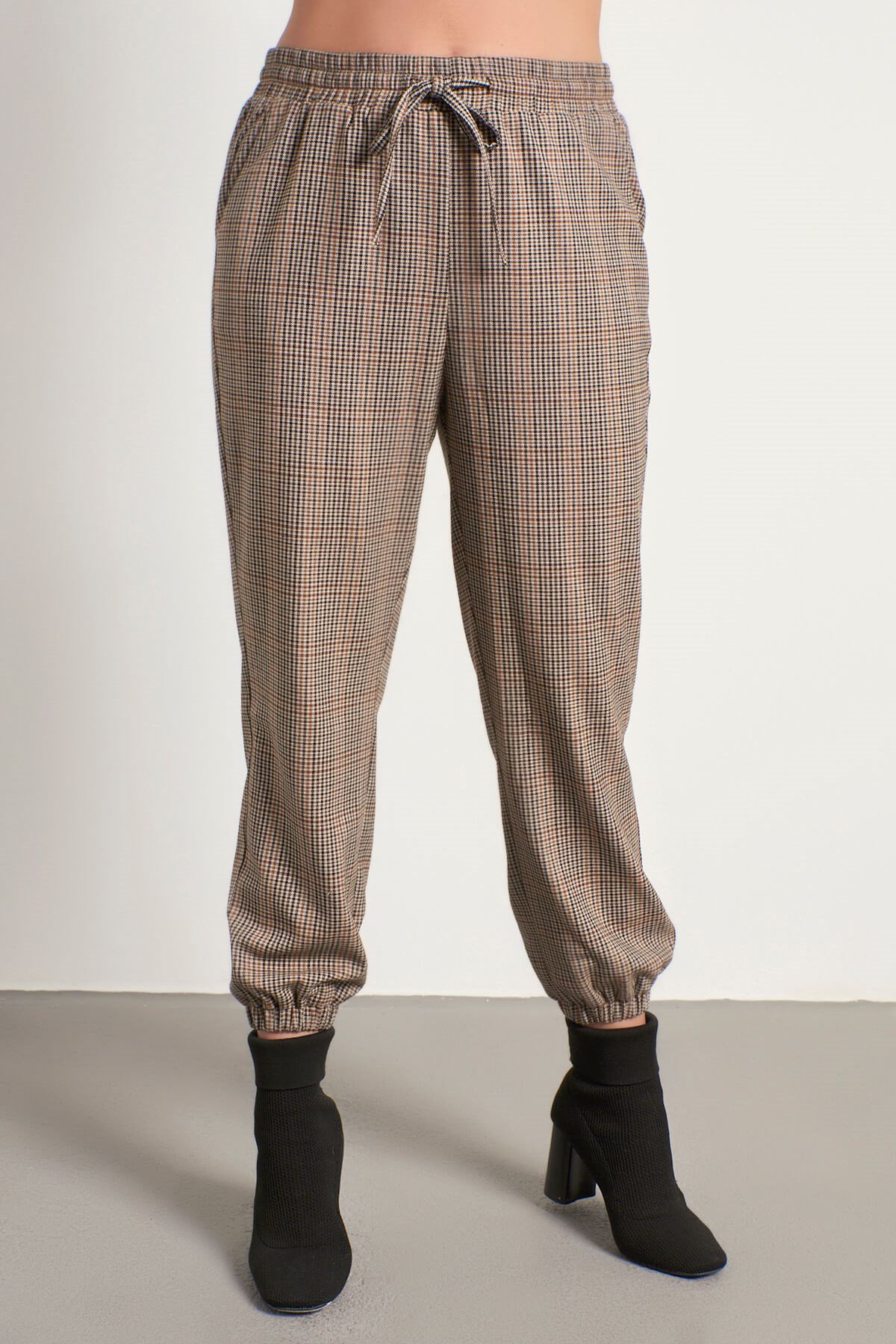 Myline-Jogger Pantolon-Büyük Beden Pantolon-56303