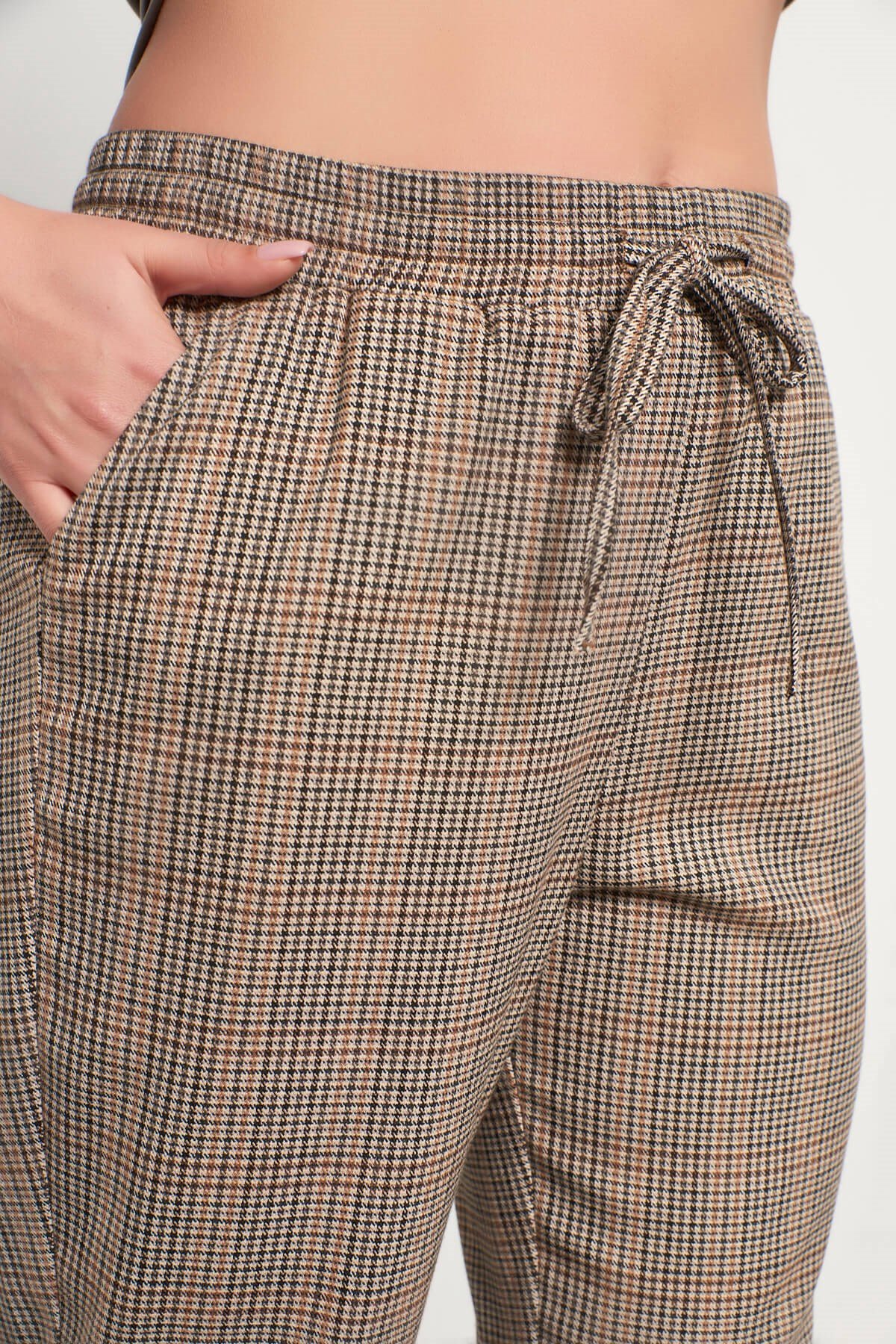 Myline-Jogger Pantolon-Büyük Beden Pantolon-56303