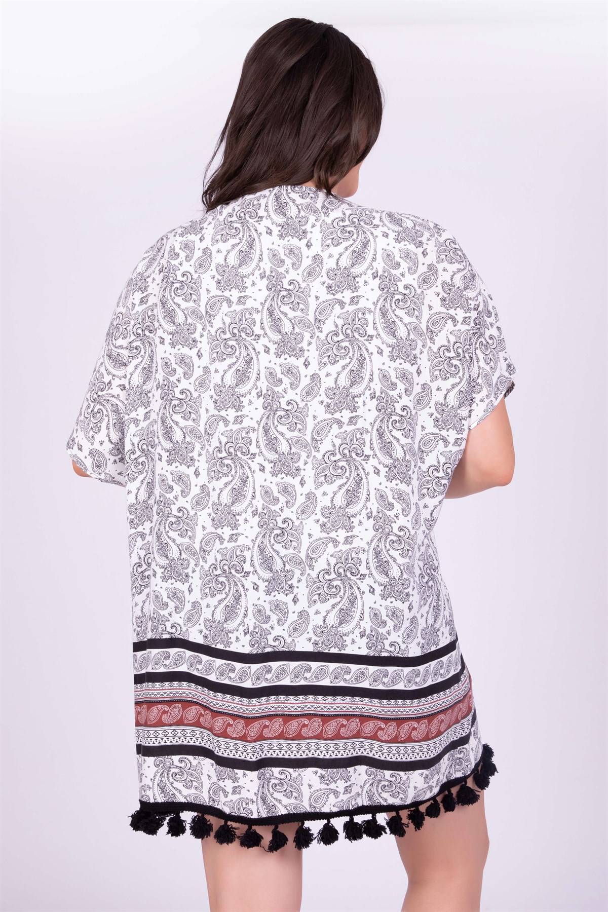 Myline-Kimono-Büyük Beden Günlük Elbiseler-34807