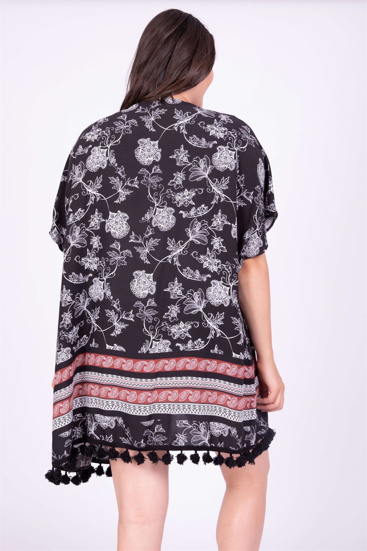 Myline-Kimono-Büyük Beden Günlük Elbiseler-34808