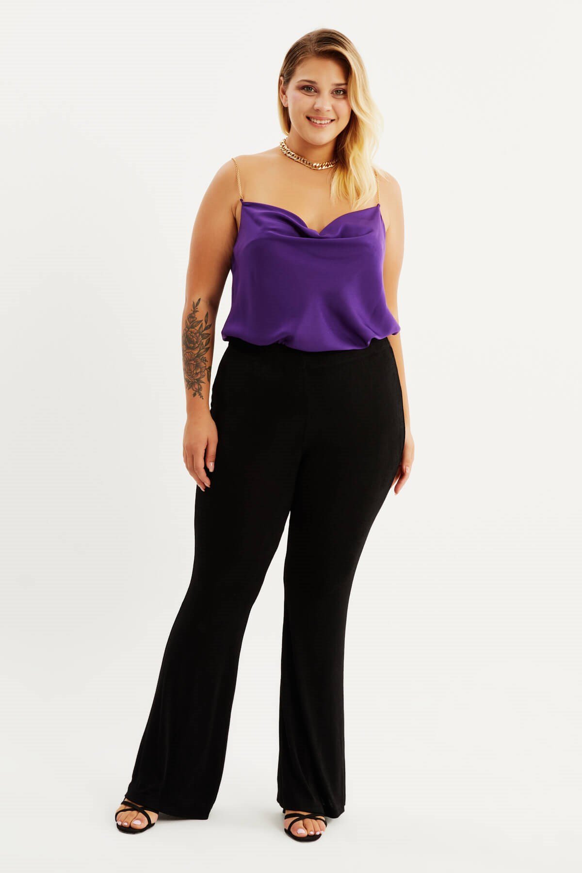 Myline-Klasik Pantolon-Büyük Beden Pantolon-12422-m