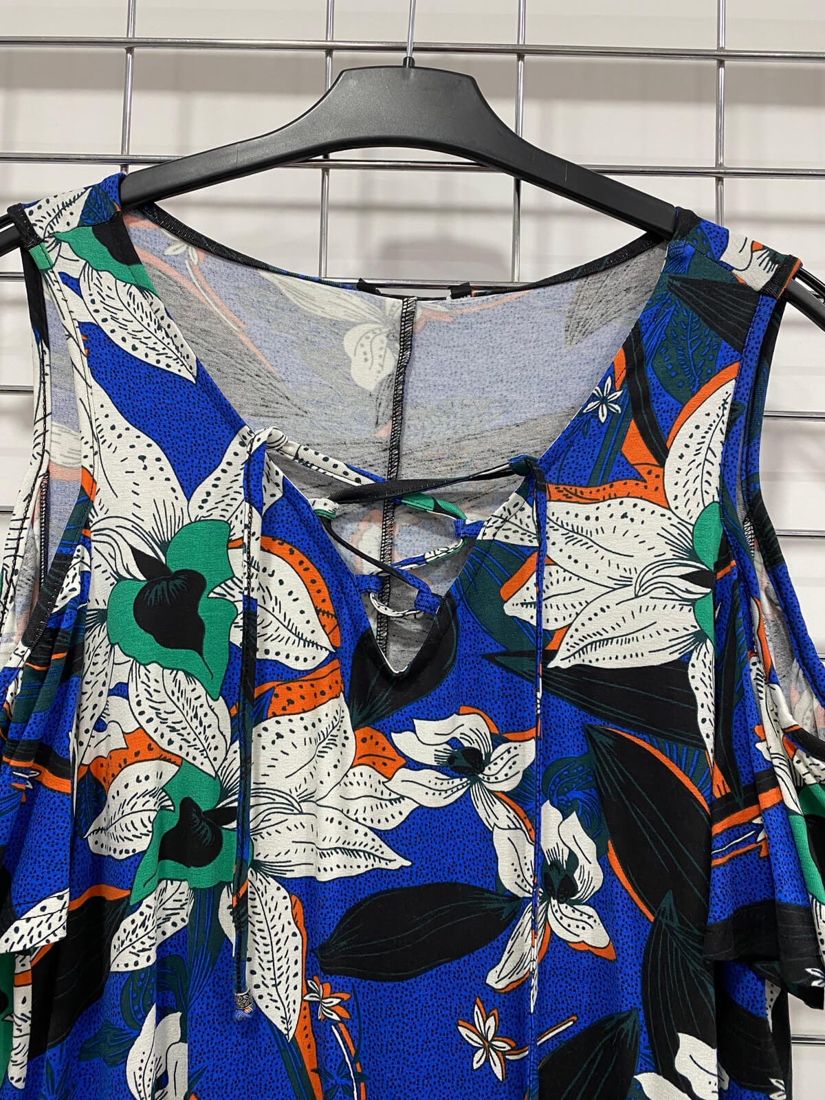 Myline-Kolları Pencereli Penye Elbise-Büyük Beden Outlet-66505