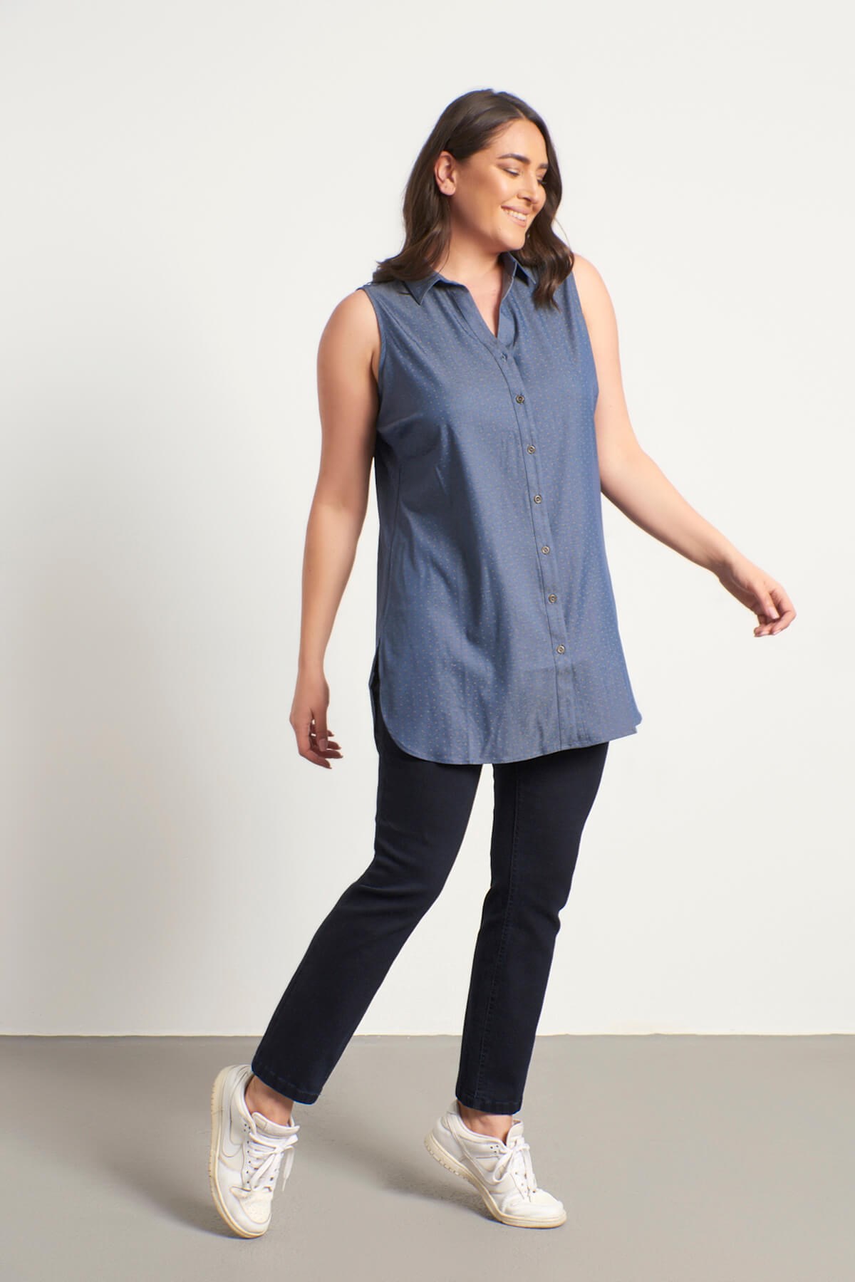 Myline-Kolsuz Gömlek-Büyük Beden Gömlek-45517