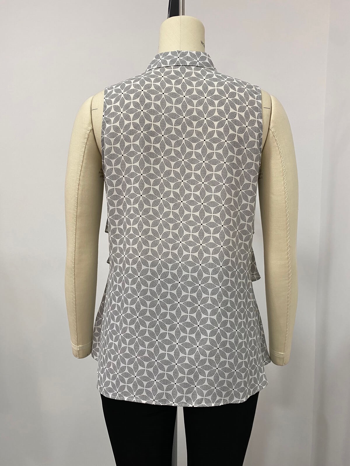 Myline-Kolsuz Volanlı Gömlek -Büyük Beden Outlet-66549