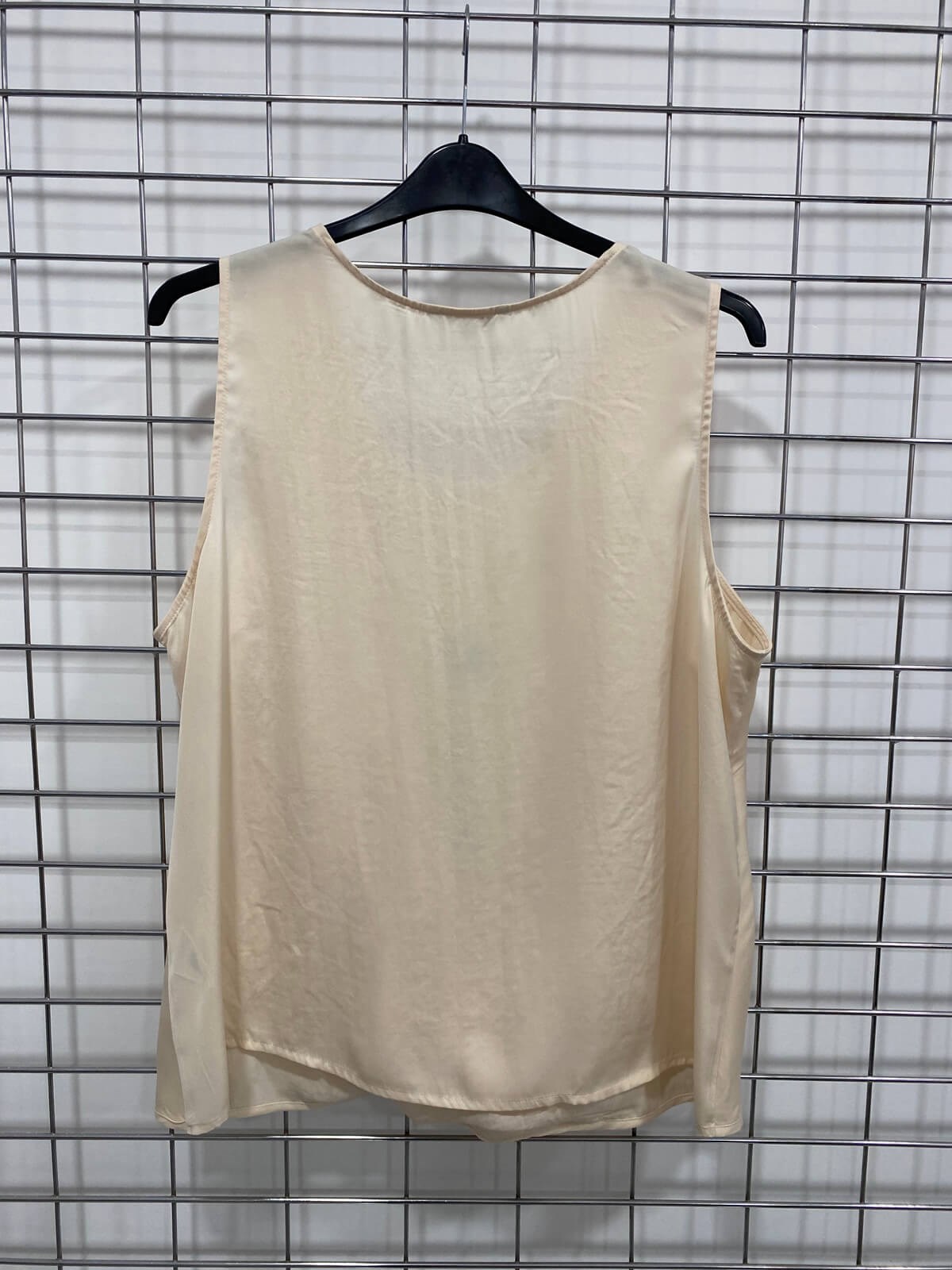 Myline-Kolye Detaylı Kolsuz Bluz -Büyük Beden Outlet-66513