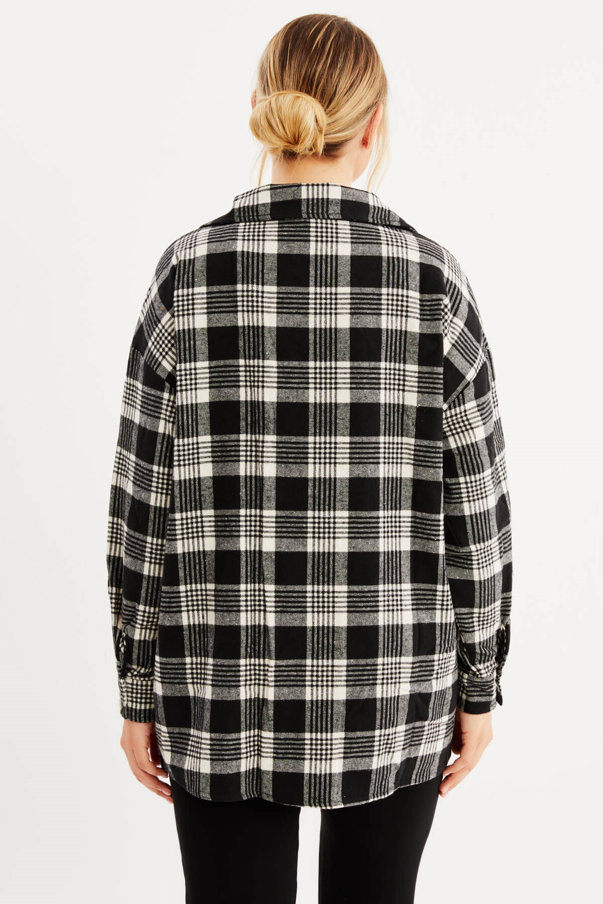 Myline-Oduncu Oversize Gömlek -Büyük Beden Gömlek-56310