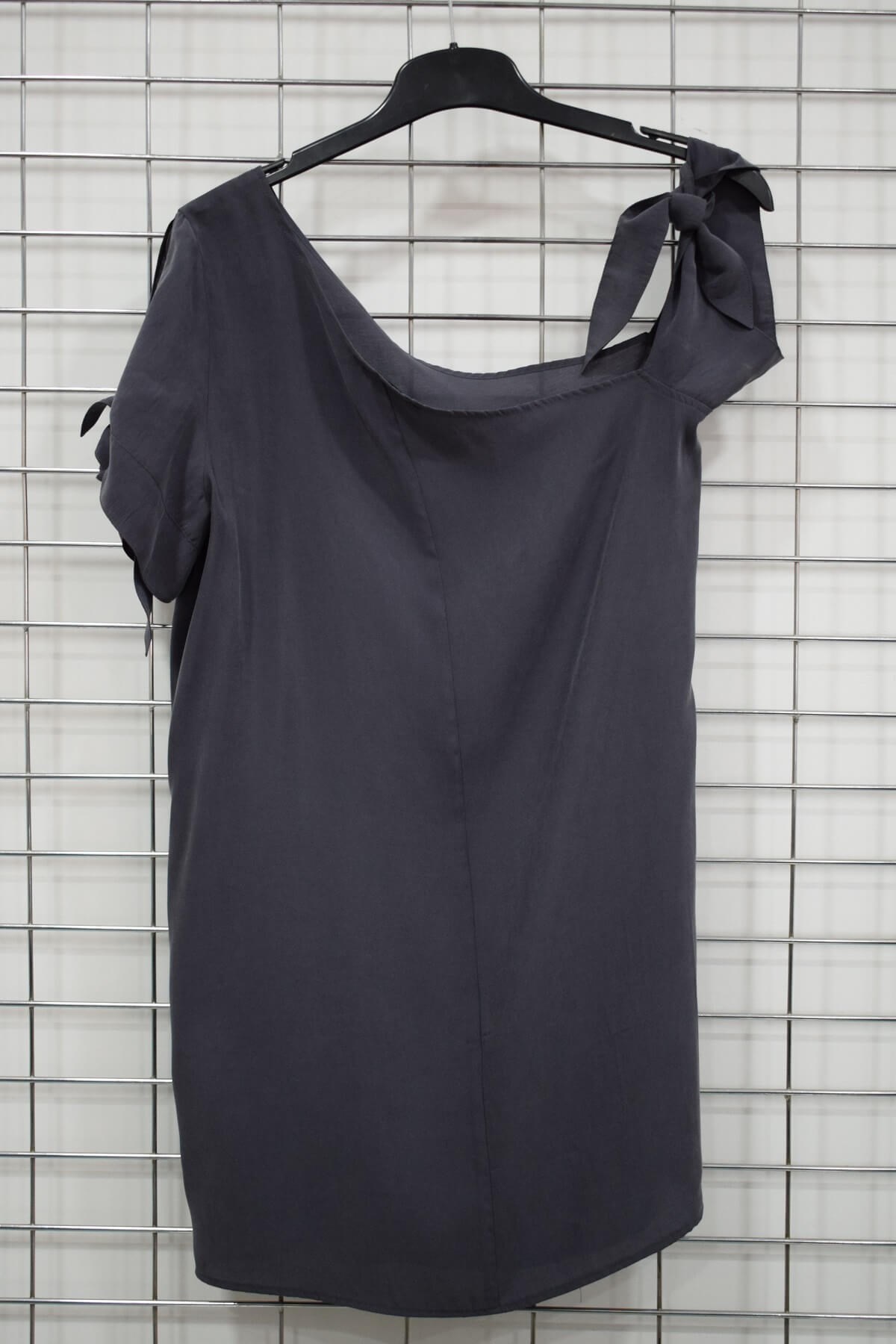 Myline-Omuz Detaylı Bluz-Büyük Beden Outlet-56252