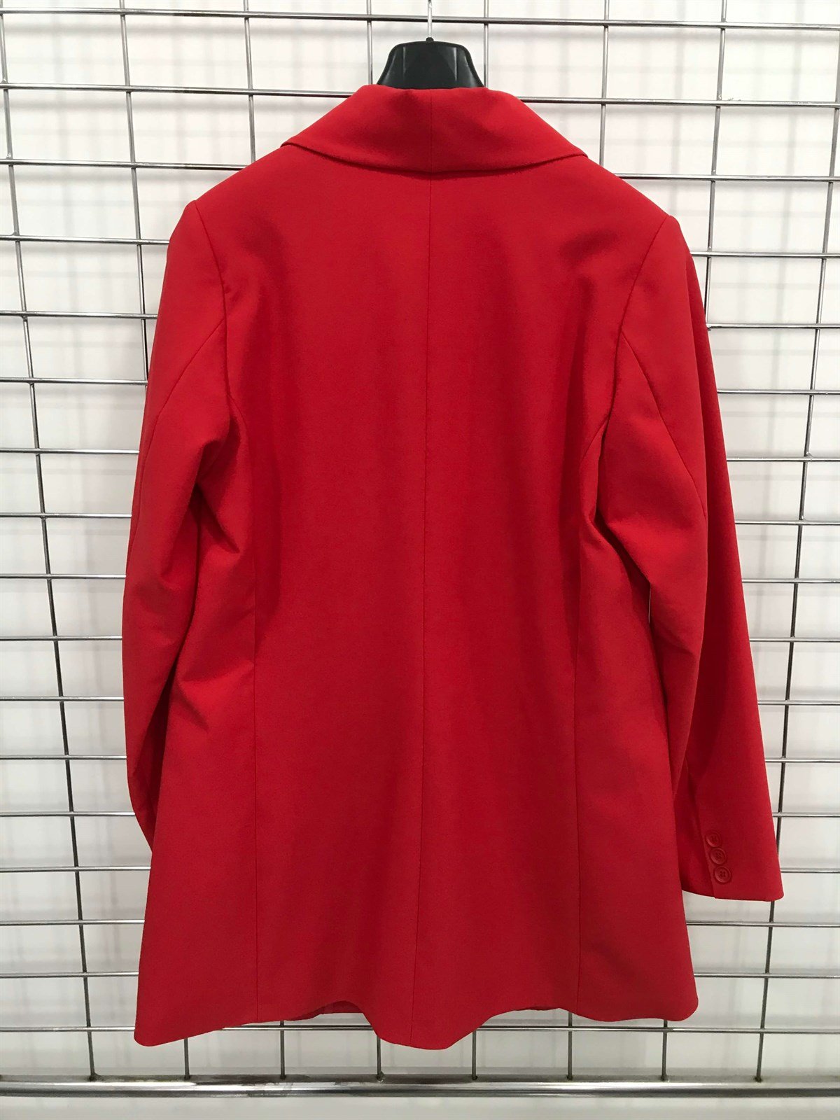 Myline-Önden Düğmeli Uzun Ceket-Büyük Beden Outlet-45583