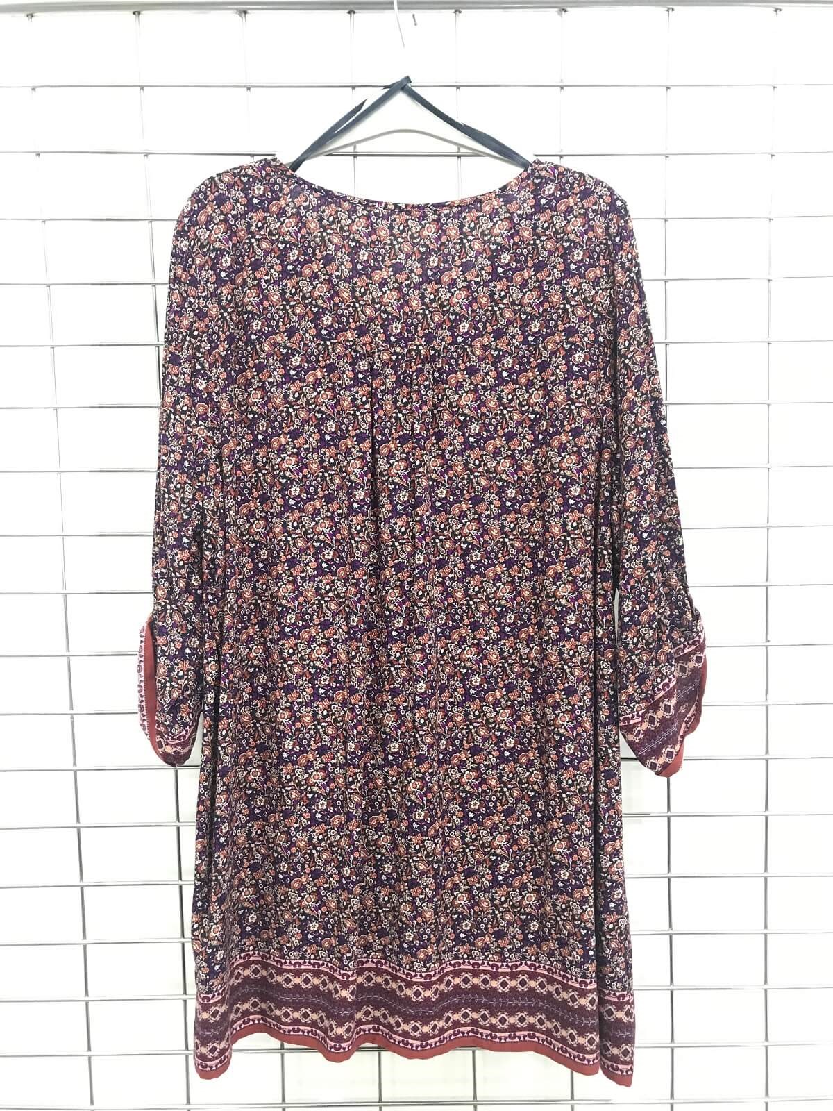 Myline-Önü Bağcık Detaylı Tunik-Büyük Beden Outlet-45673