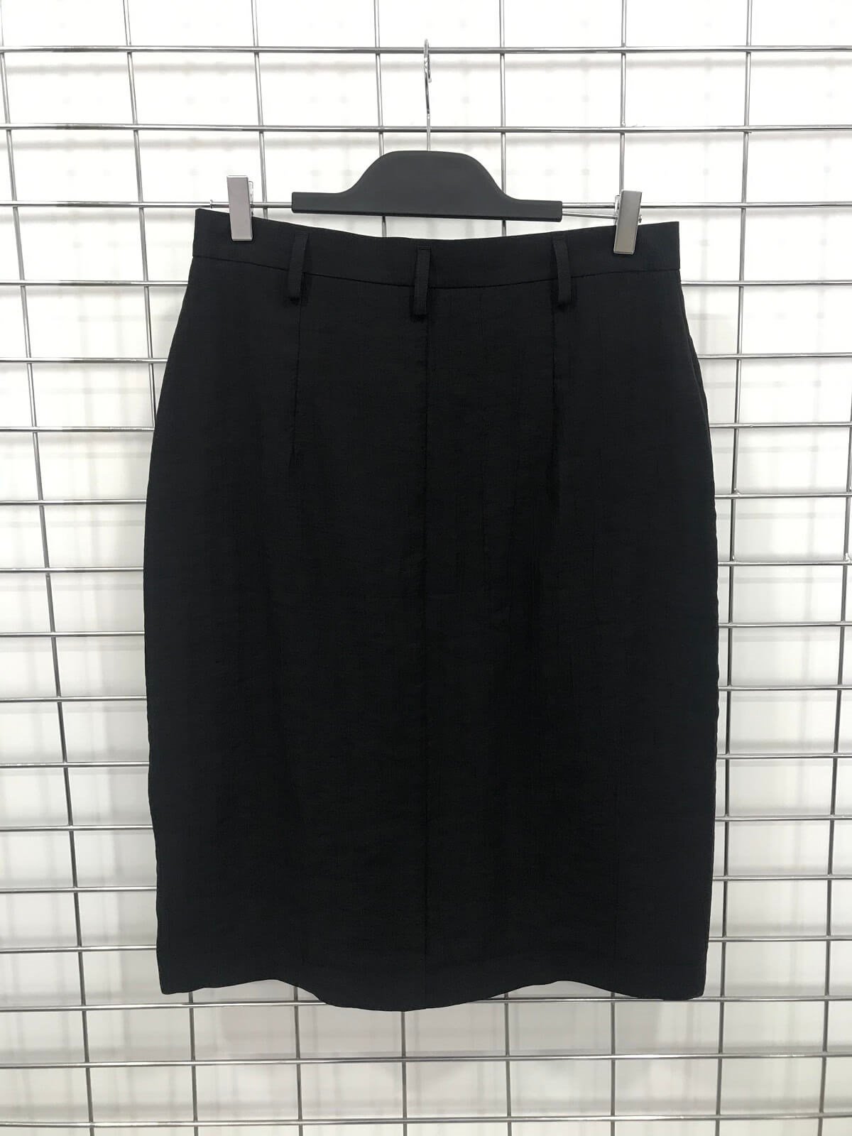 MYLINE-Önü Düğmeli Kemerli Etek-Mikrodan Gelenler-45626